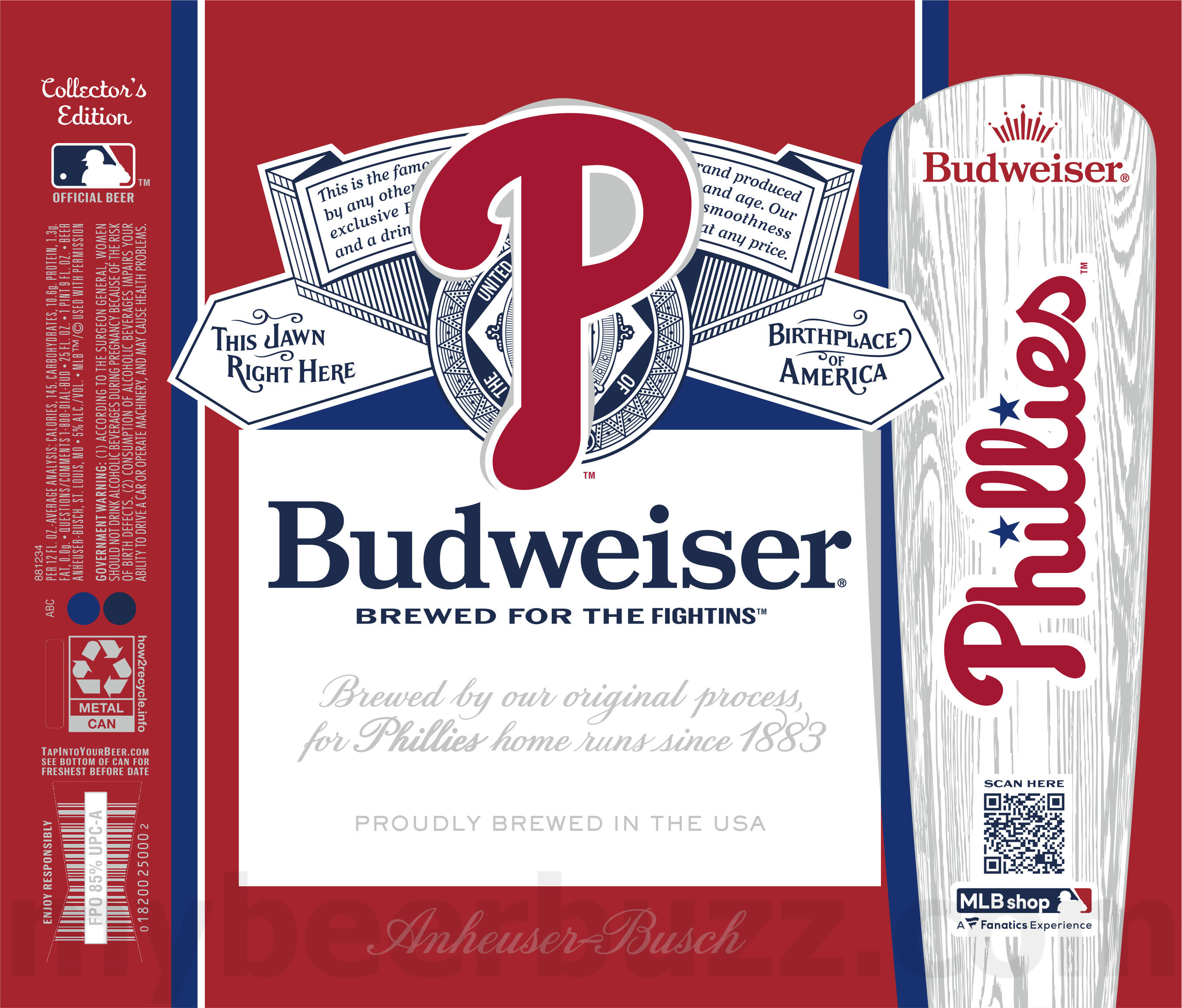 Budweiser Adding Major League Baseball MLB Collector’s Edition Cans 28 apostMBB 4931