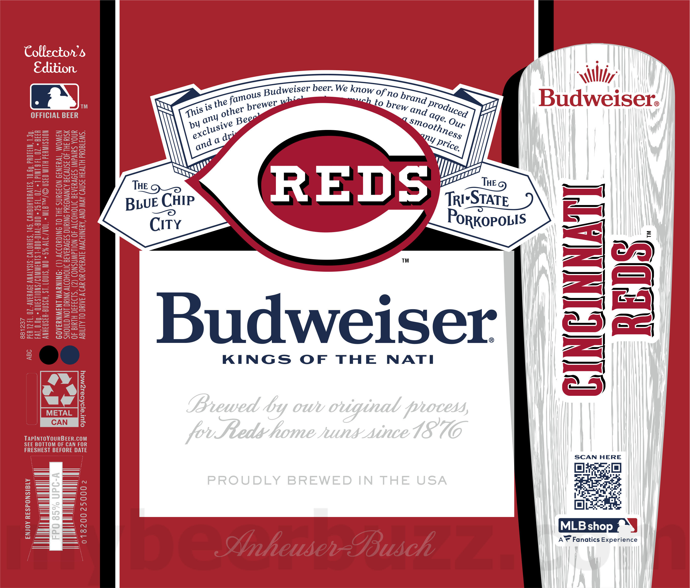 Budweiser Adding Major League Baseball MLB Collector’s Edition Cans 29 apostMBB 4932