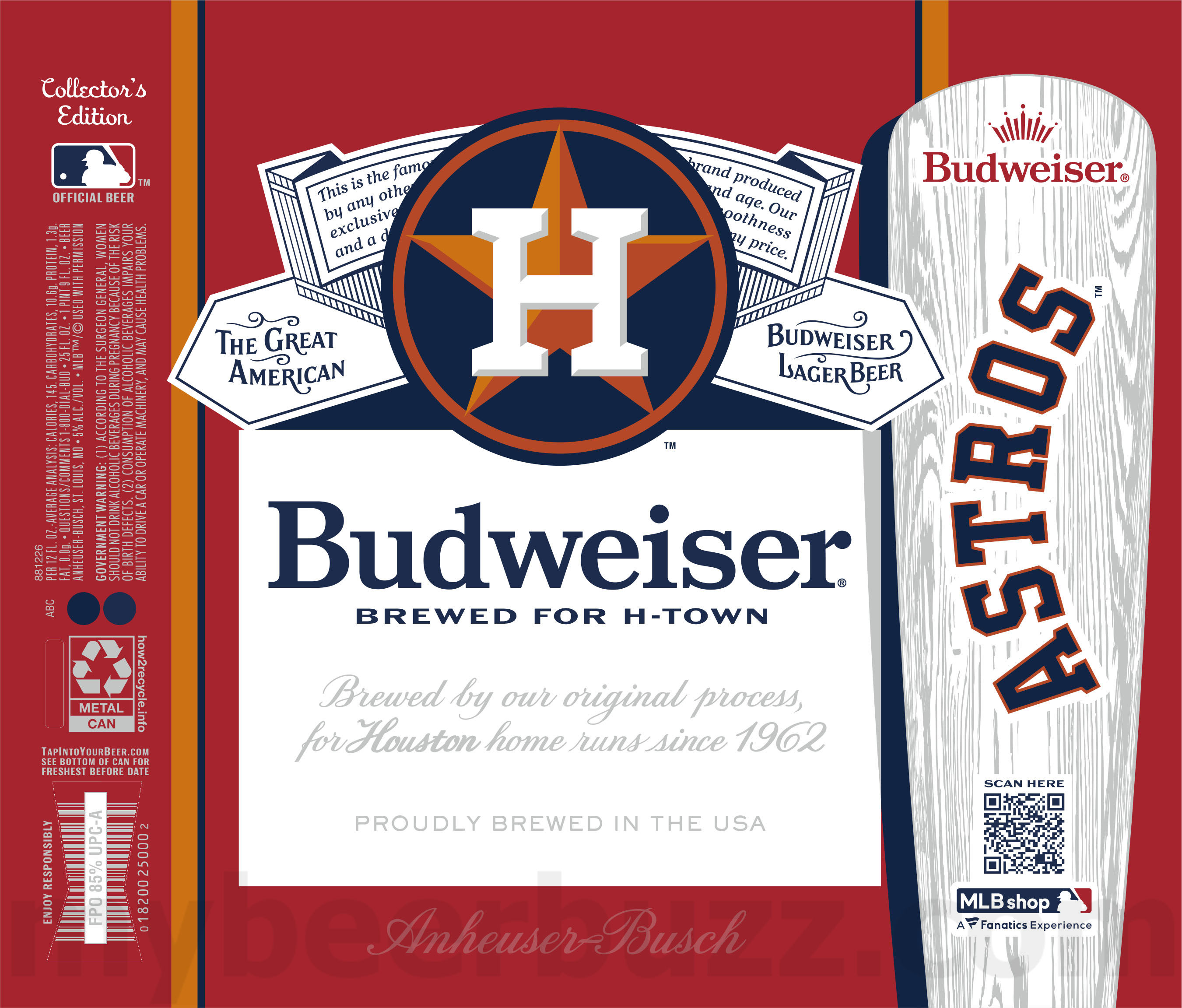 Budweiser Adding Major League Baseball MLB Collector’s Edition Cans 31 apostMBB 4934