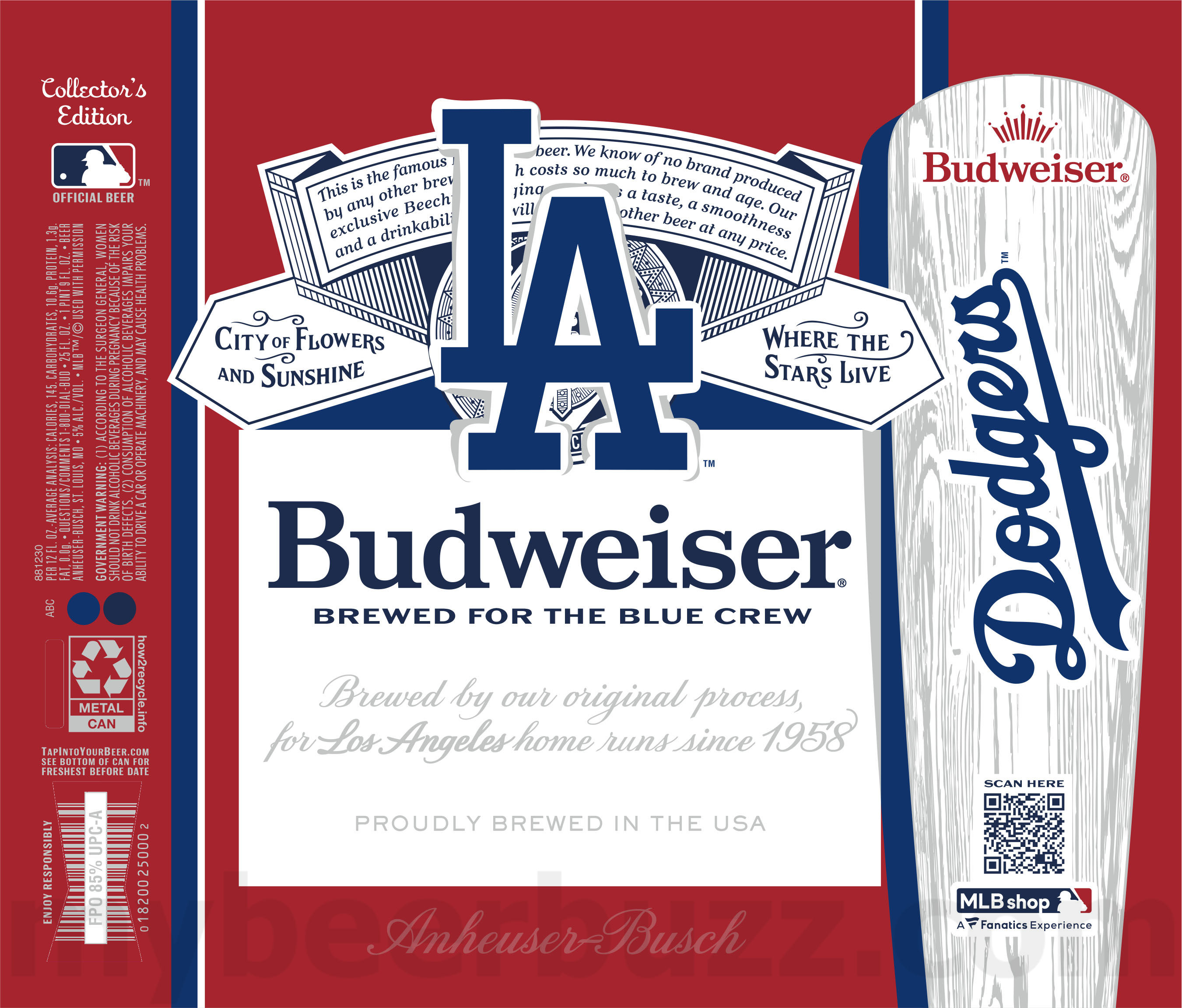 Budweiser Adding Major League Baseball MLB Collector’s Edition Cans 33 apostMBB 4936