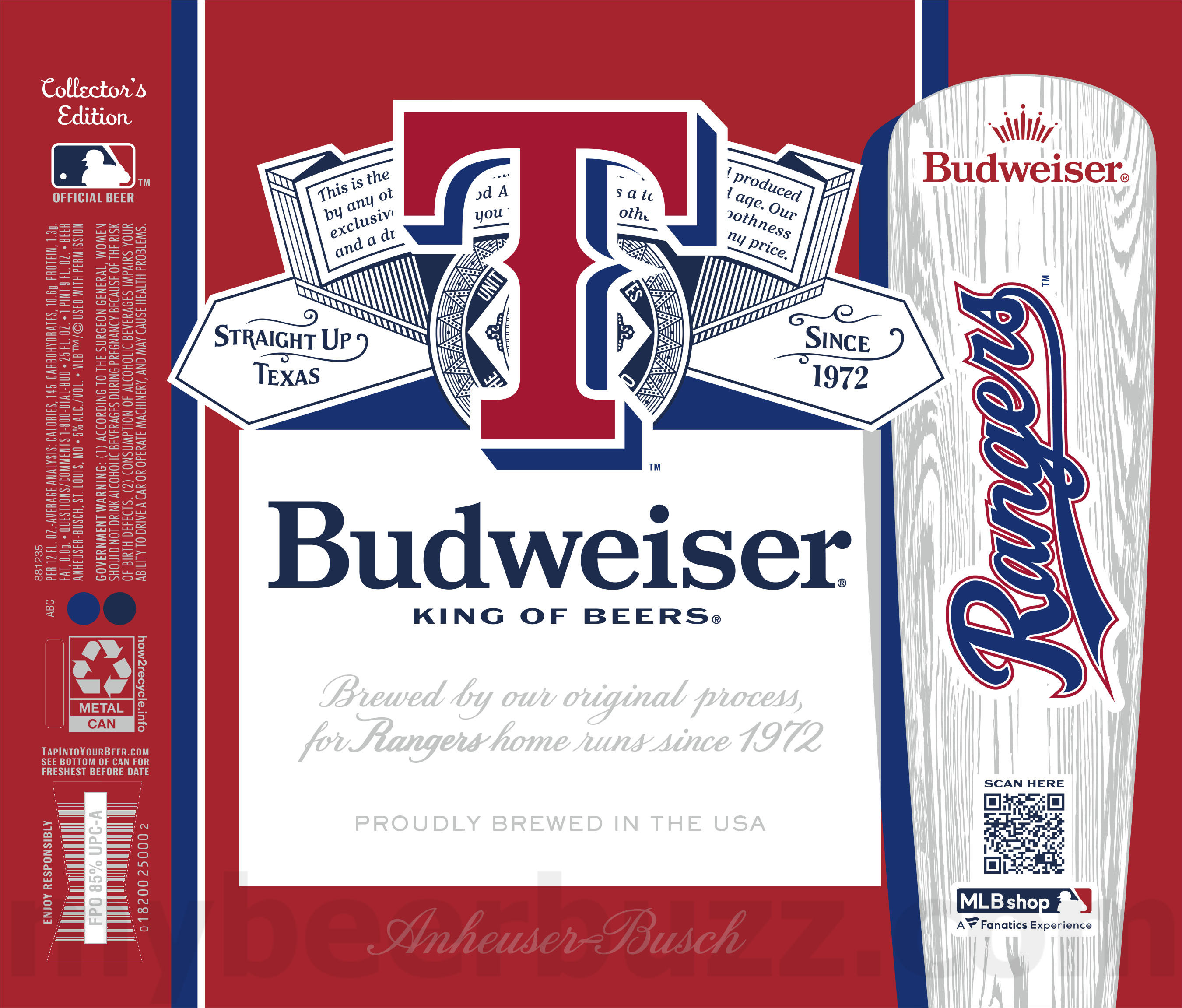 Budweiser Adding Major League Baseball MLB Collector’s Edition Cans 37 apostMBB 4940