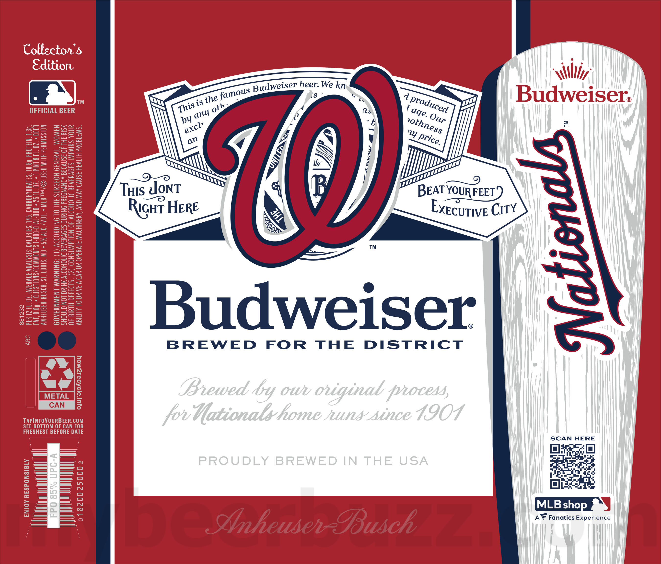 Budweiser Adding Major League Baseball MLB Collector’s Edition Cans 38 apostMBB 4941