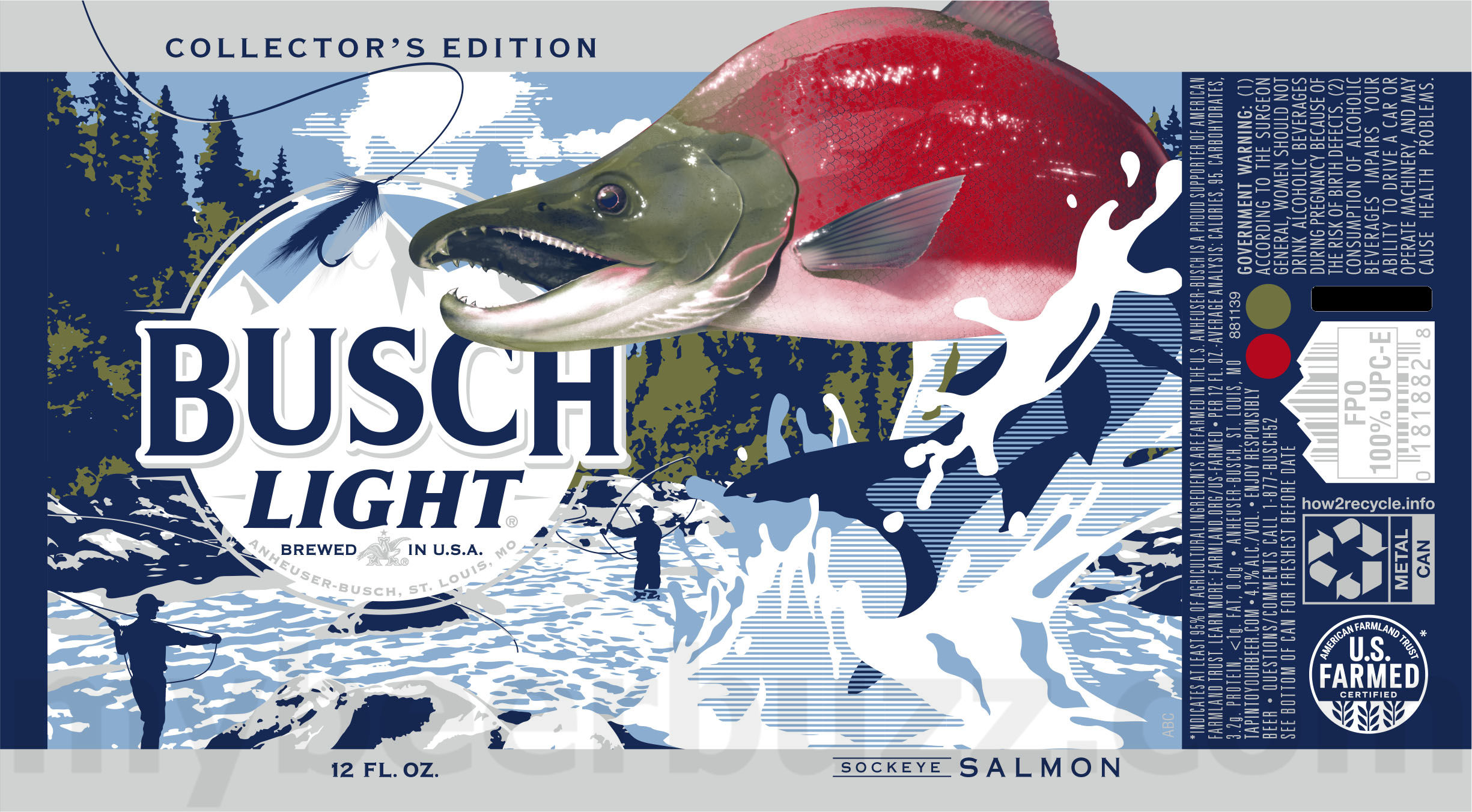 Busch Beer Adding Collector’s Edition Fishing Cans Busch Beer Adding Collector’s Edition Fishing Cans