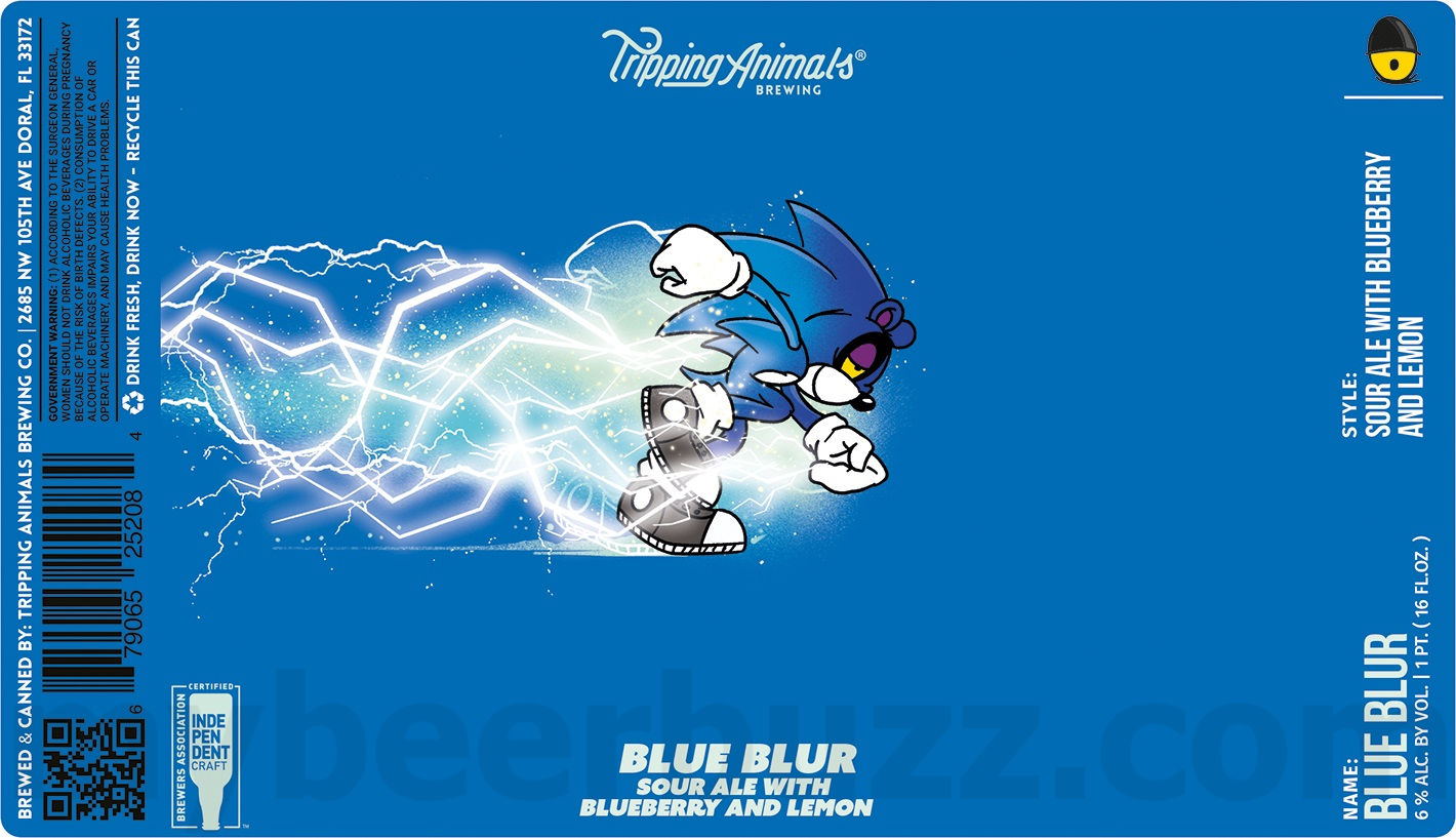 Tripping Animals & XUL Beer Collaborate On Powder Prowler / Blue Blur 8 apostMBB 4986