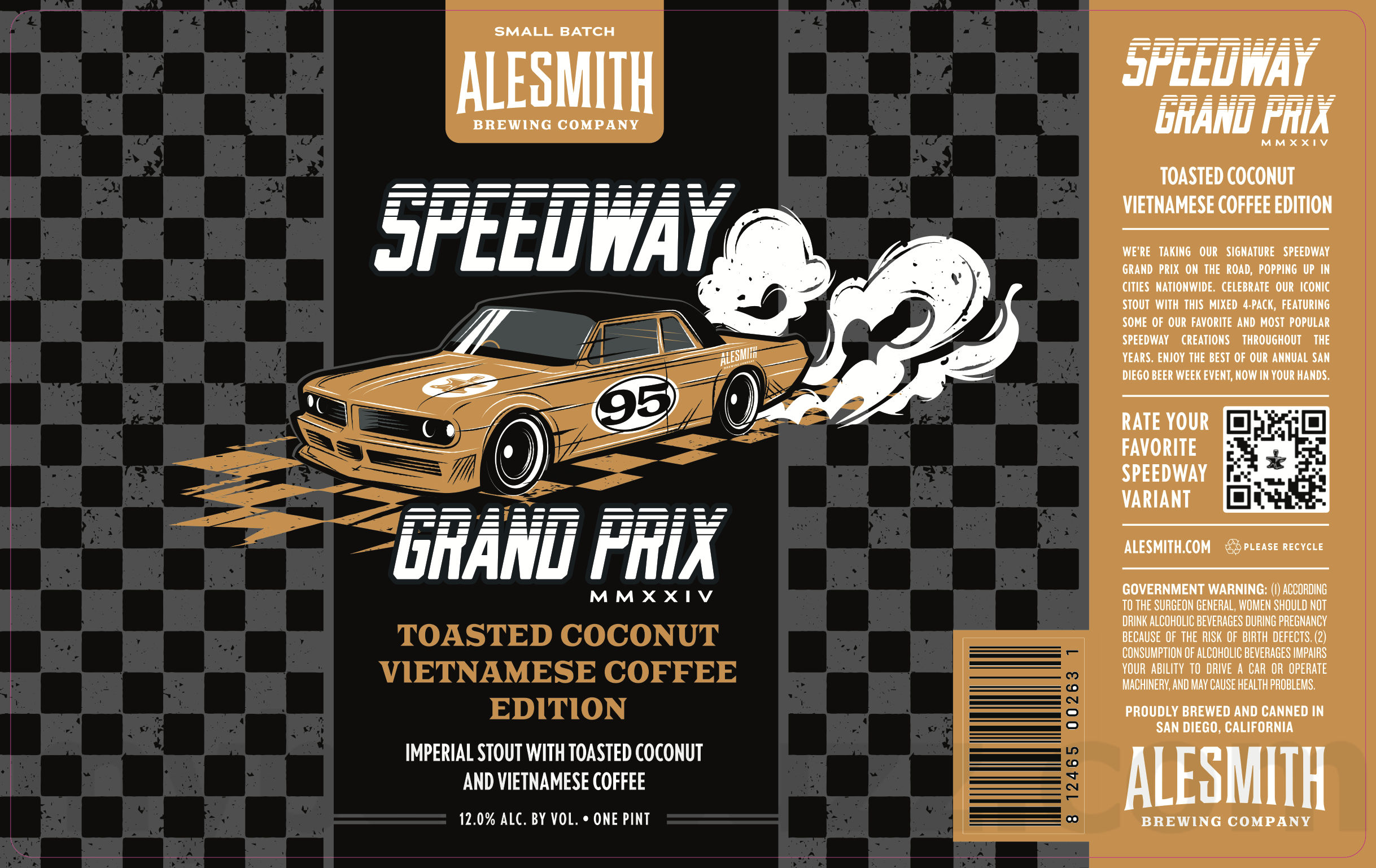 AleSmith Adding Speedway Grand Prix MMXXIV Toasted Coconut Vietnamese Coffee Edition AleSmith Adding Speedway Grand Prix MMXXIV Toasted Coconut Vietnamese Coffee Edition