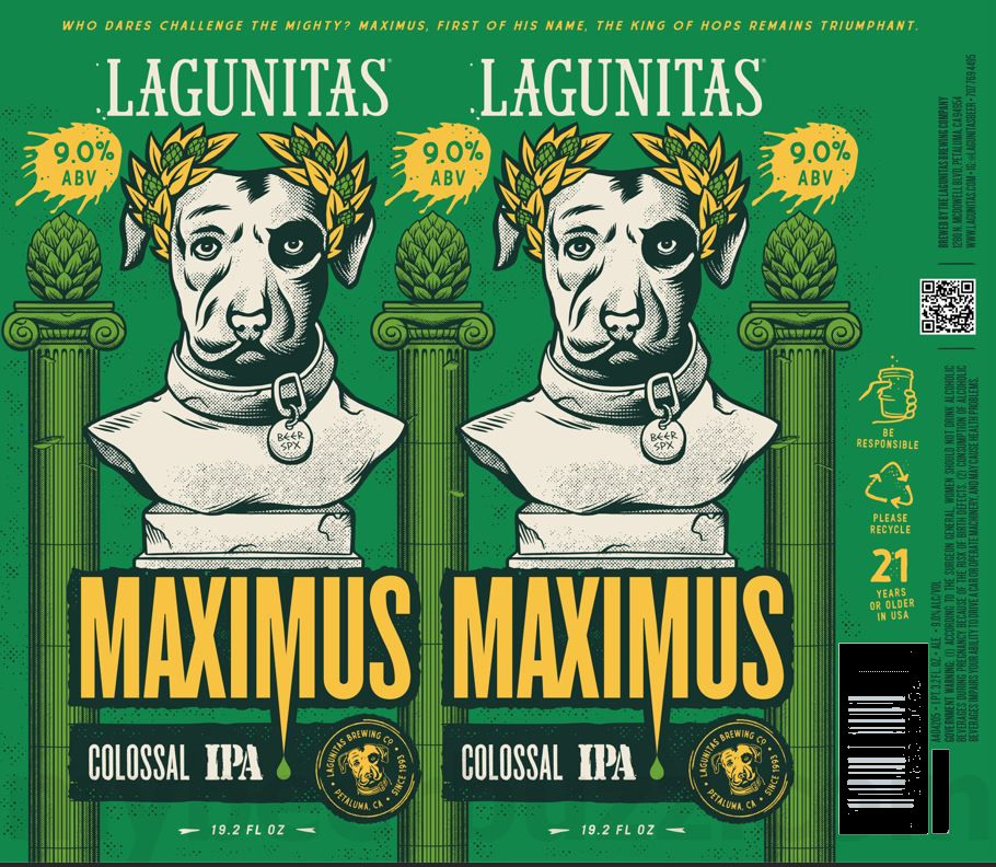 Lagunitas Updating Maximus Colossal IPA & IPNA 8 apostMBB 5017