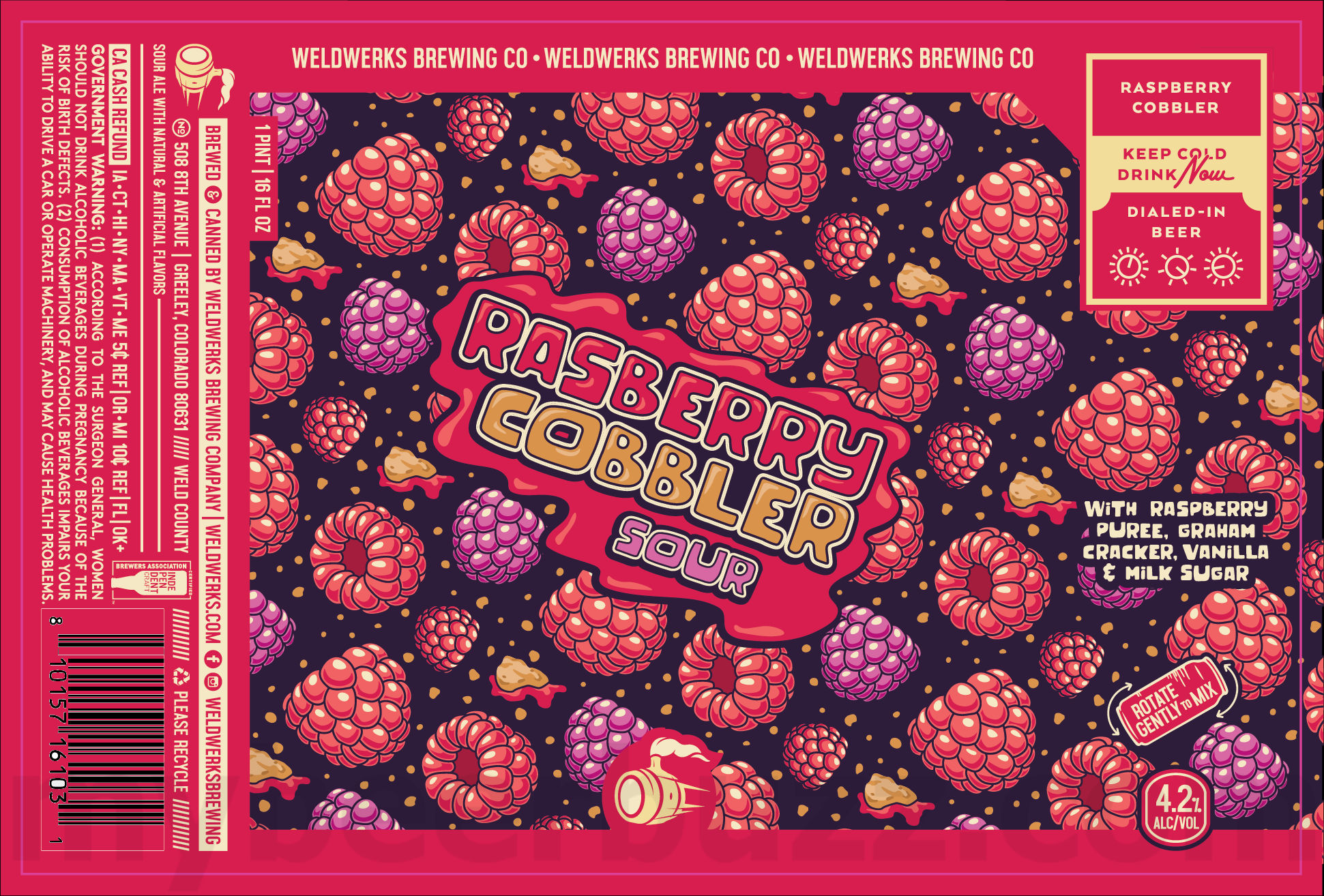 WeldWerks Adding Raspberry Cobbler Sour WeldWerks Adding Raspberry Cobbler Sour