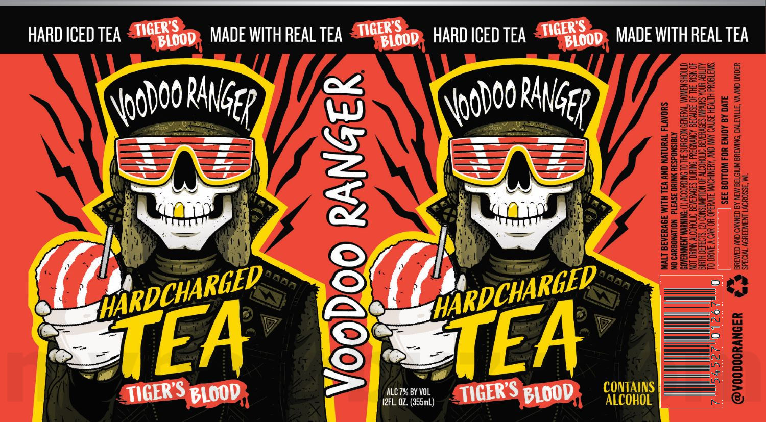 New Belgium Adding Voodoo Ranger Hardcharged Tea Pineapple & Voodoo Ranger Hardcharged Tea Tiger’s Blood New Belgium Adding Voodoo Ranger Hardcharged Tea Pineapple & Voodoo Ranger Hardcharged Tea Tiger’s Blood