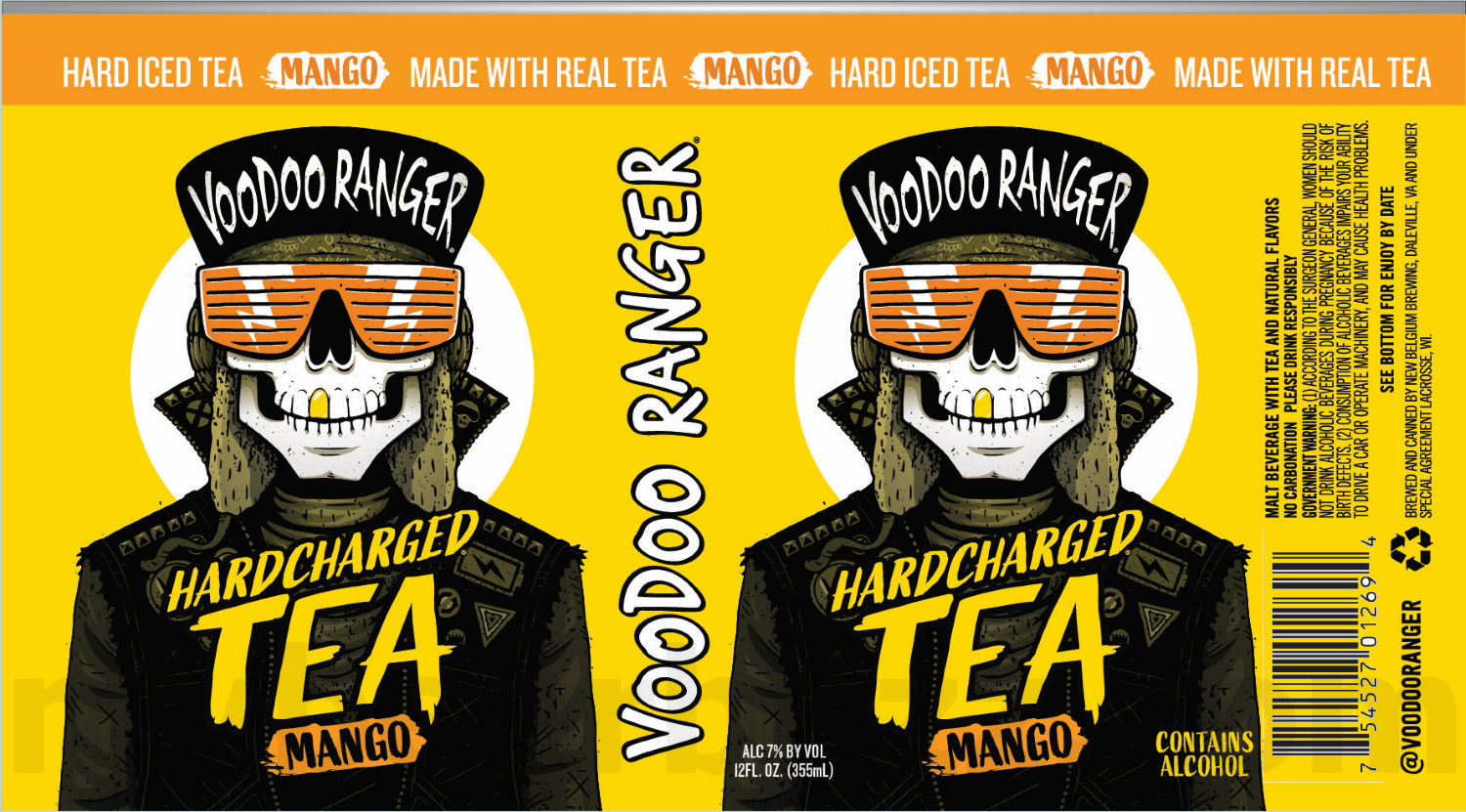 New Belgium Adding Voodoo Ranger Hardcharged Tea Mango New Belgium Adding Voodoo Ranger Hardcharged Tea Mango