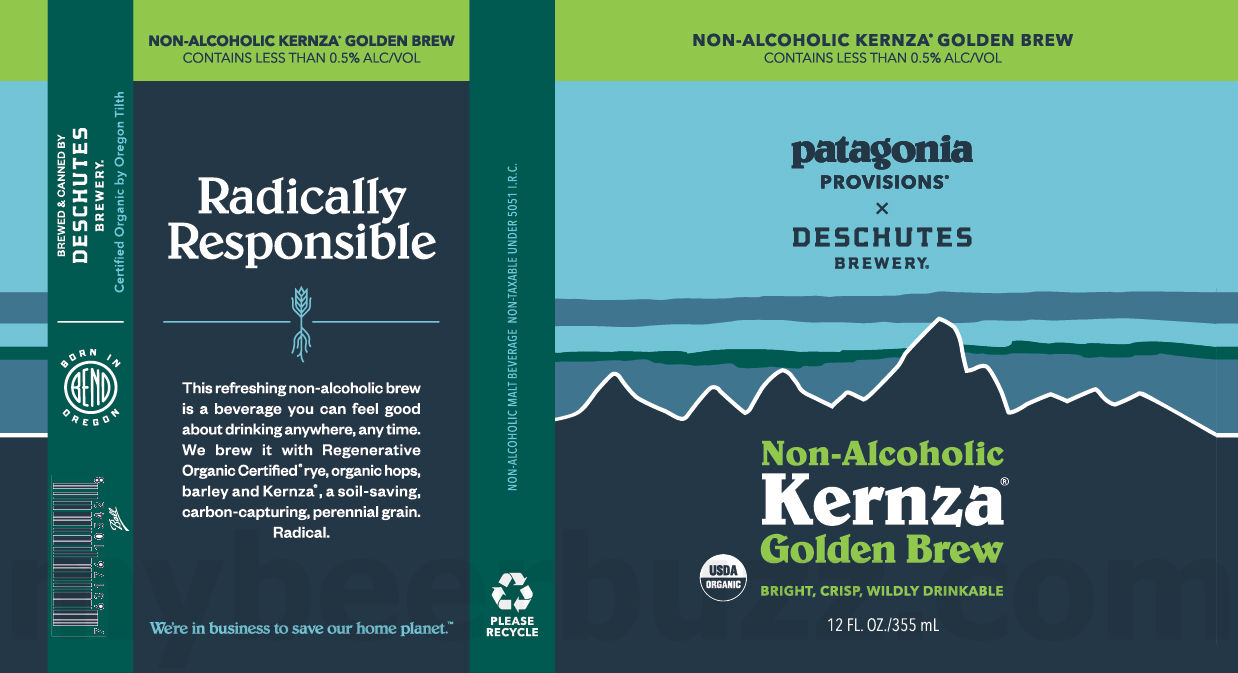 Available 9/4: Patagonia Provisions x Deschutes Brewery Kernza Lager & Non-Alc 11 Deschutes & Patagonia Provisions Team Up For Kernza Lager & Non-Alcoholic Kernza Golden Brew