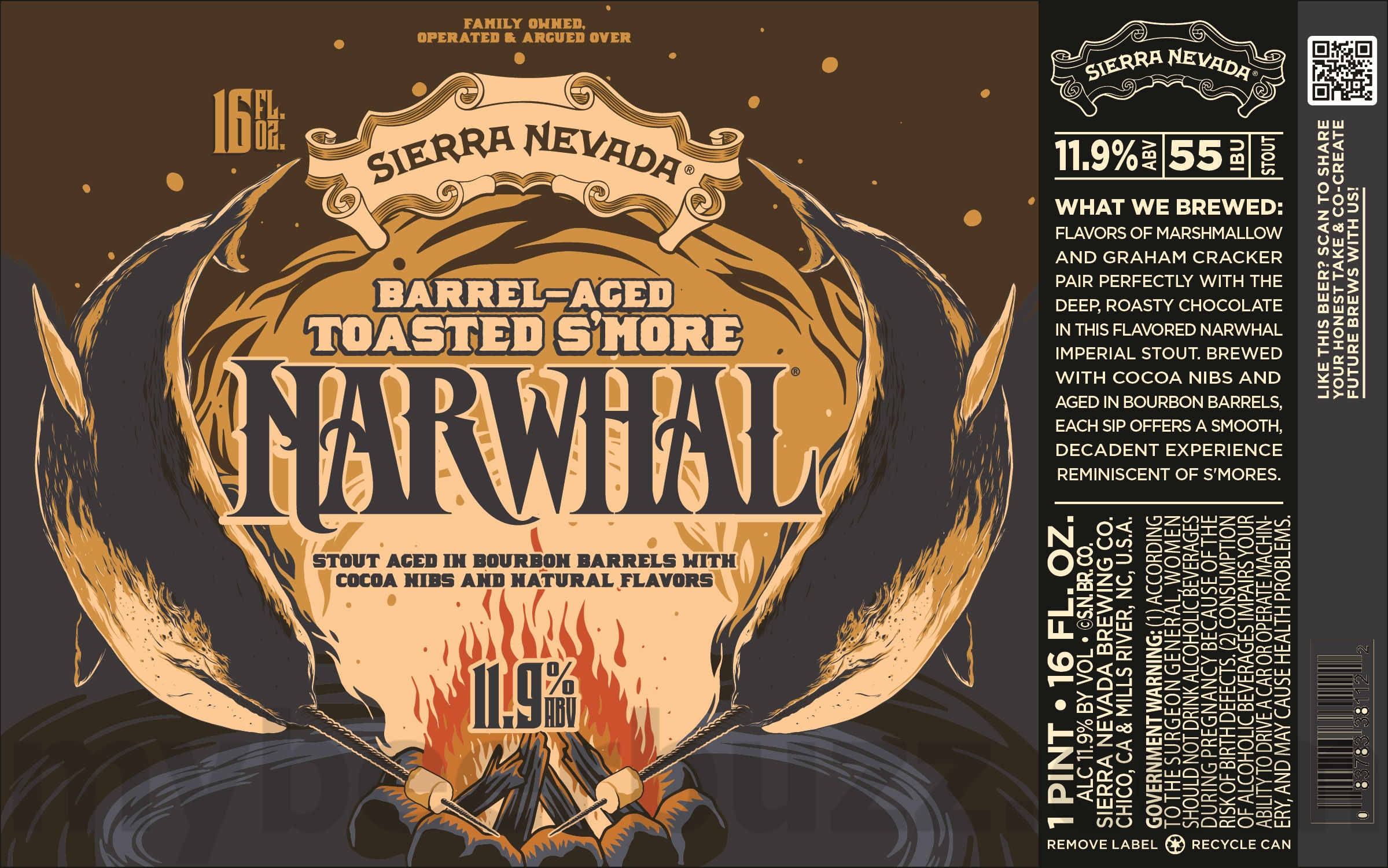 Sierra Nevada Adding Barrel-Aged Toasted S’More Narwhal Sierra Nevada Adding Barrel-Aged Toasted S’More Narwhal
