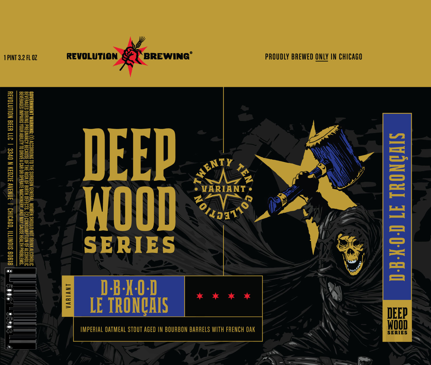 Revolution Brewing Adding DDH Jukebox Hero Black DIPA & Deep Woods V.S.O. On, D.B.V.S.O.D Le Traoncais, D.B.X.O.D Le Traoncais & On Part 3 10 apostMBB 5055