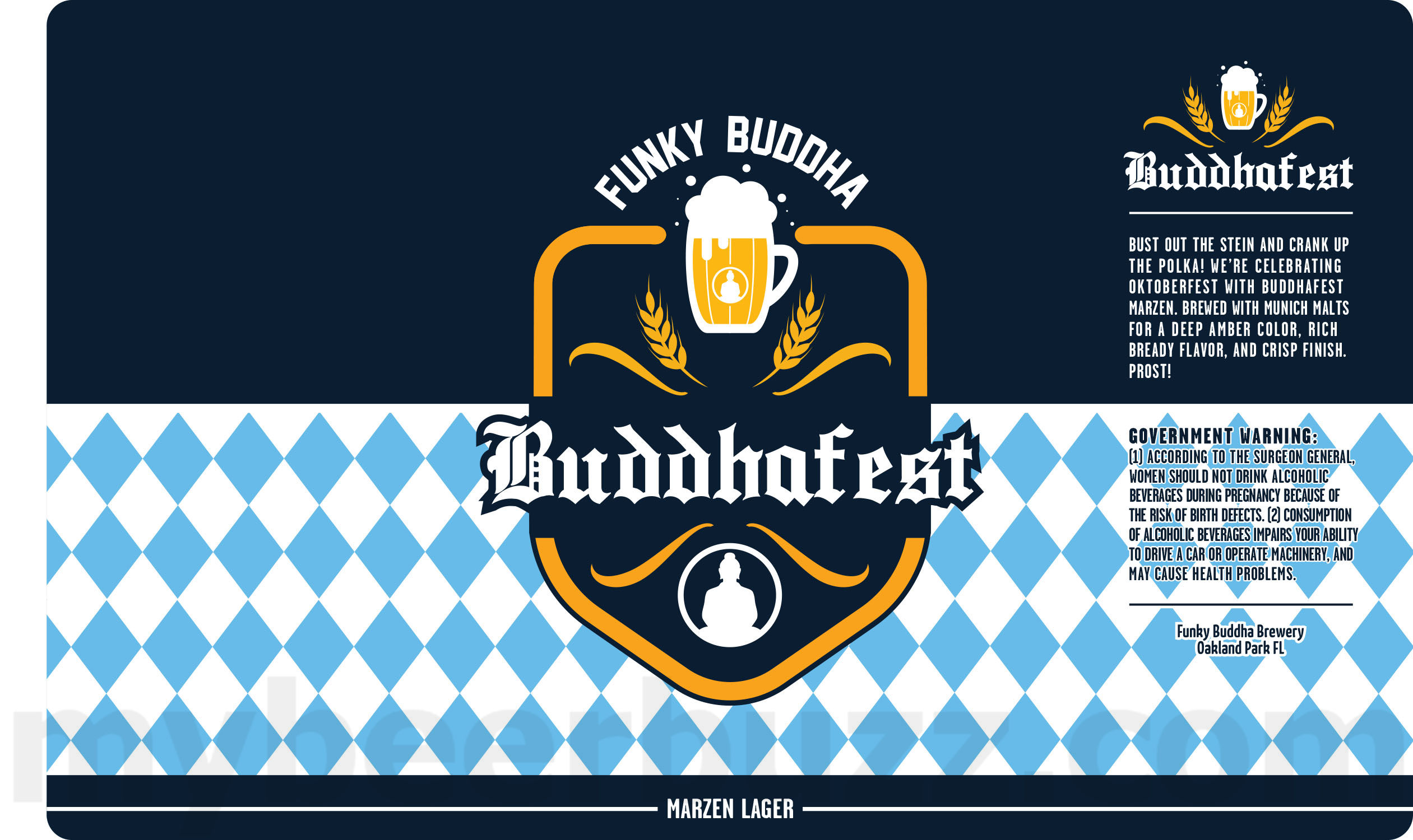 Funky Buddha Adding Buddhafest Lager, Tripel Lindy, 2024 Barrel-Aged Snowed In, Chocolate Caramel Churro Stout, SMASH & Sour Then Sinister 13 apostMBB 5058