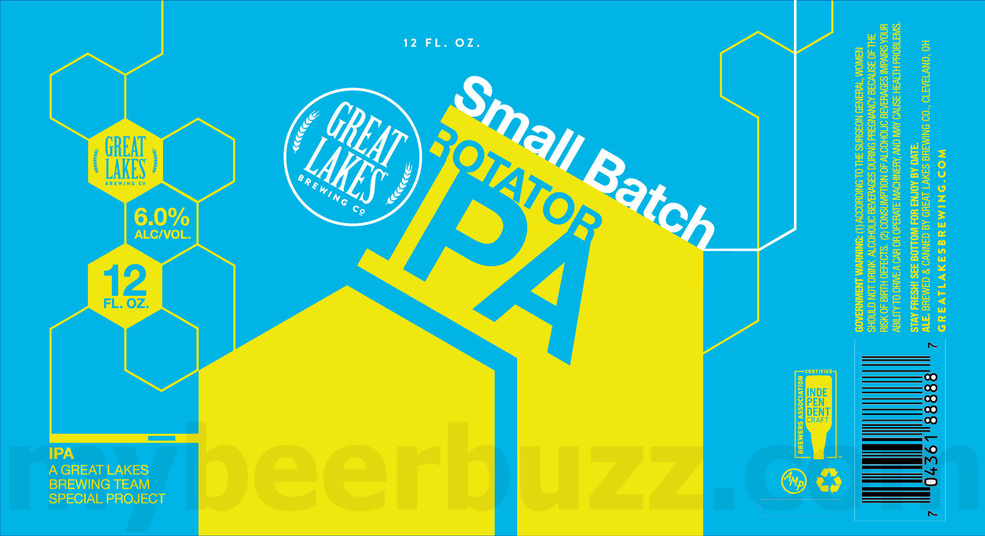 Great Lakes Adding New Small Batch Rotator IPA 8 apostMBB 5066