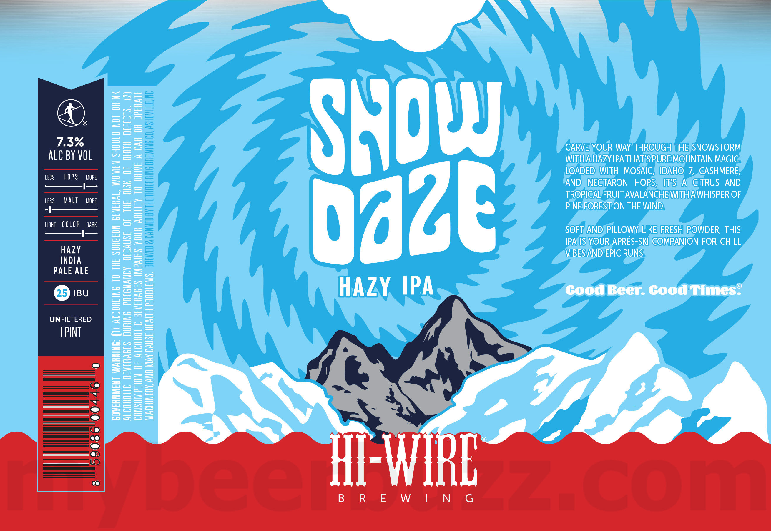 Hi-Wire Working On Snow Daze & Rice Lager Hi-Wire Working On Snow Daze & Rice Lager