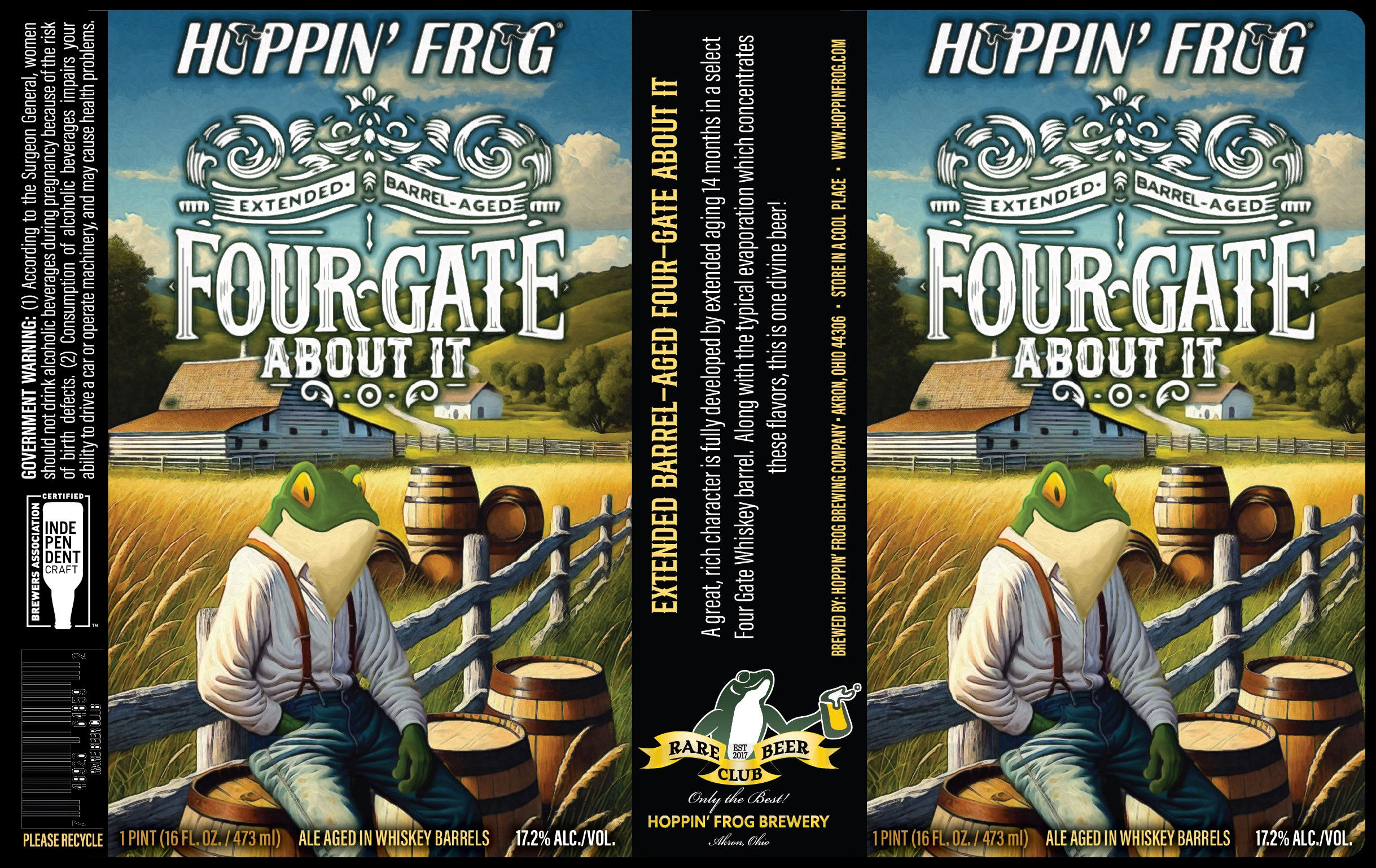 Hoppin’ Frog Adding Frog’s Creek Barrel-Aged Turbo Shandy, Pistachio Watermelon Turbo Shandy, Bite Of The Beast, Barrel Aged Corner Slice, Rum Barrel-Aged Banana Daiquiri, Four Gate About It & Key Lime Pie 13 apostMBB 5102