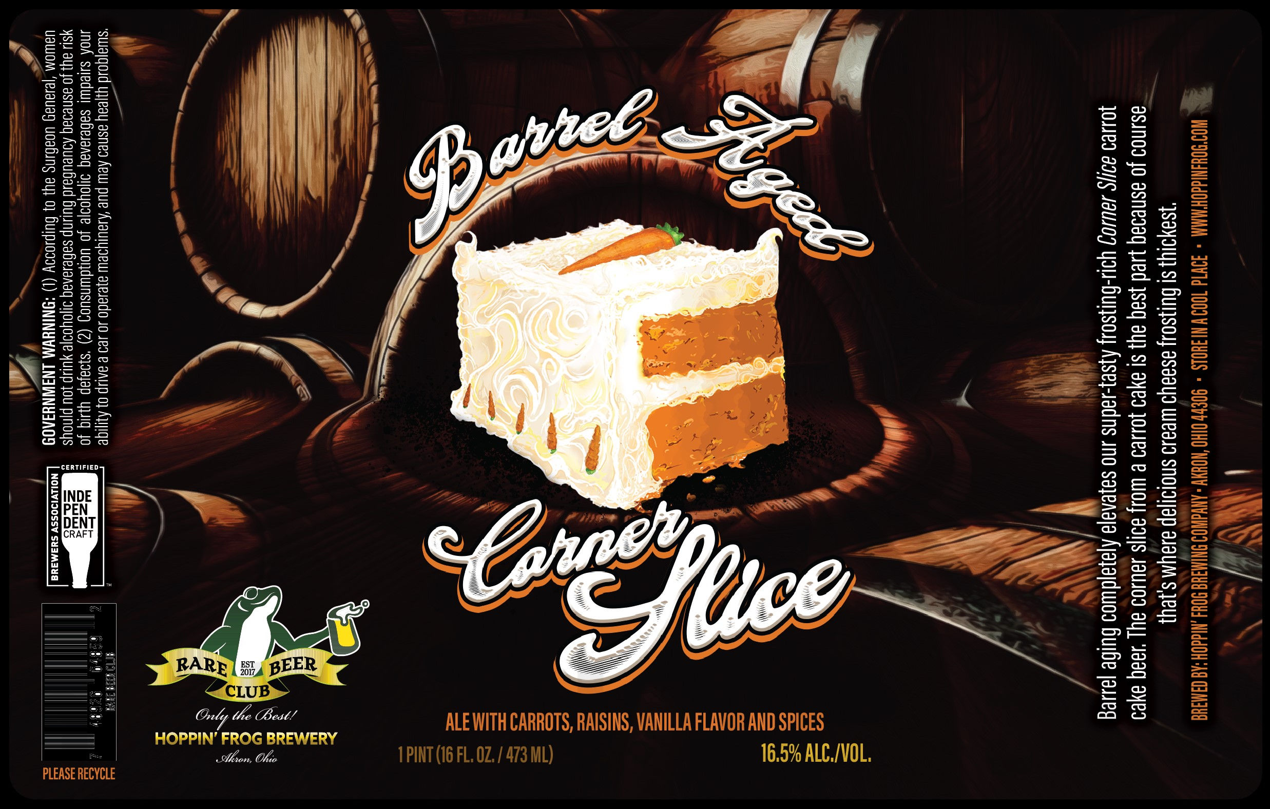 Hoppin’ Frog Adding Frog’s Creek Barrel-Aged Turbo Shandy, Pistachio Watermelon Turbo Shandy, Bite Of The Beast, Barrel Aged Corner Slice, Rum Barrel-Aged Banana Daiquiri, Four Gate About It & Key Lime Pie 15 apostMBB 5104