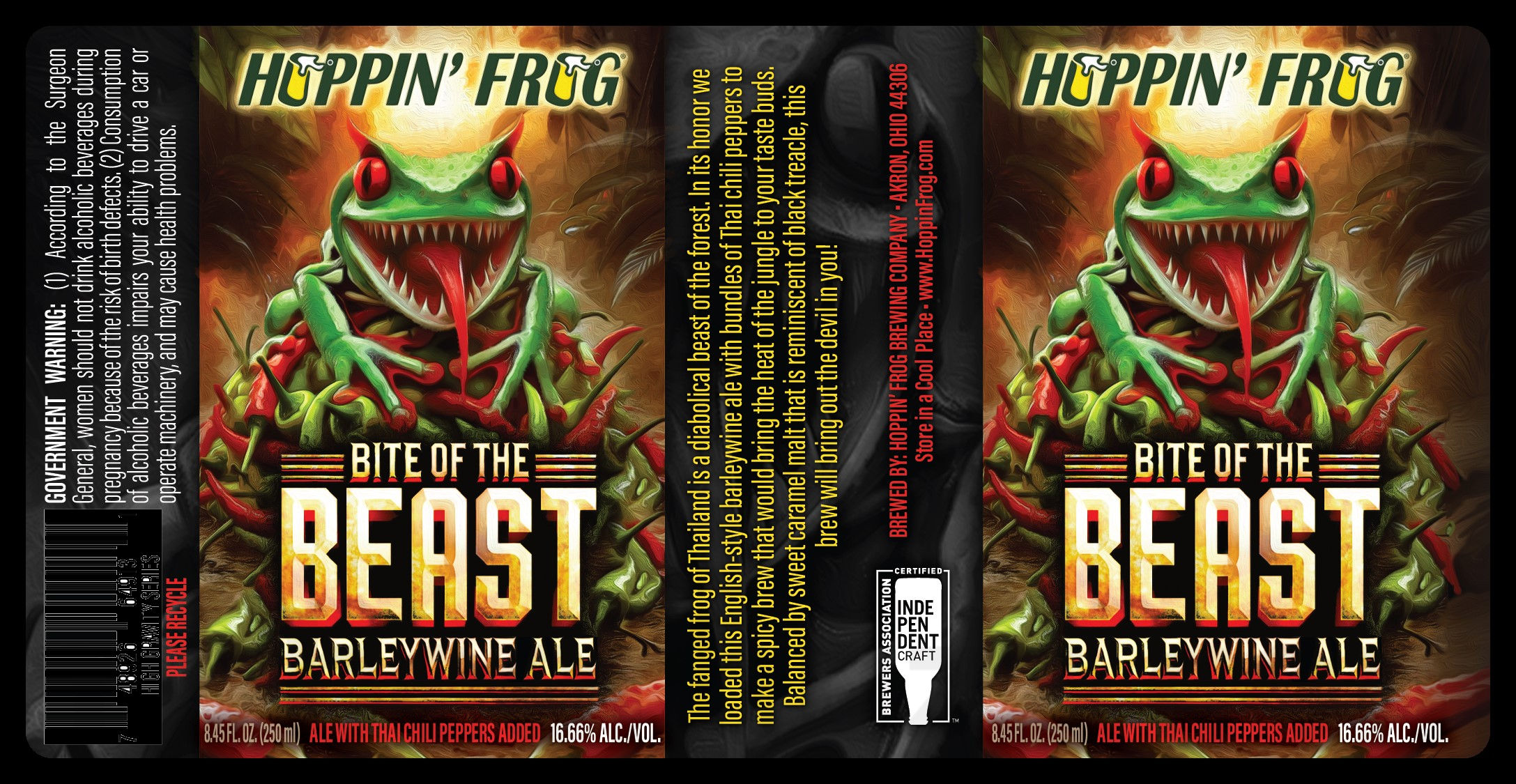 Hoppin’ Frog Adding Frog’s Creek Barrel-Aged Turbo Shandy, Pistachio Watermelon Turbo Shandy, Bite Of The Beast, Barrel Aged Corner Slice, Rum Barrel-Aged Banana Daiquiri, Four Gate About It & Key Lime Pie 16 apostMBB 5105