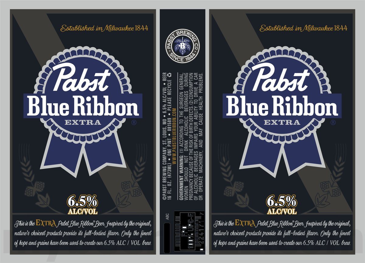 Pabst Blue Ribbon Introduces Two New Beers In 2019 - Extra & NA 8 apostMBB 5118
