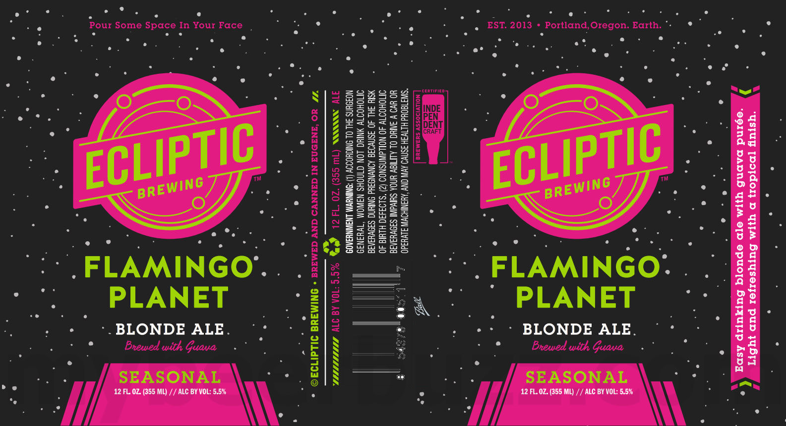 Ecliptic Brewing Releases Flamingo Planet Guava Blonde Ale 10 apostMBB 5134