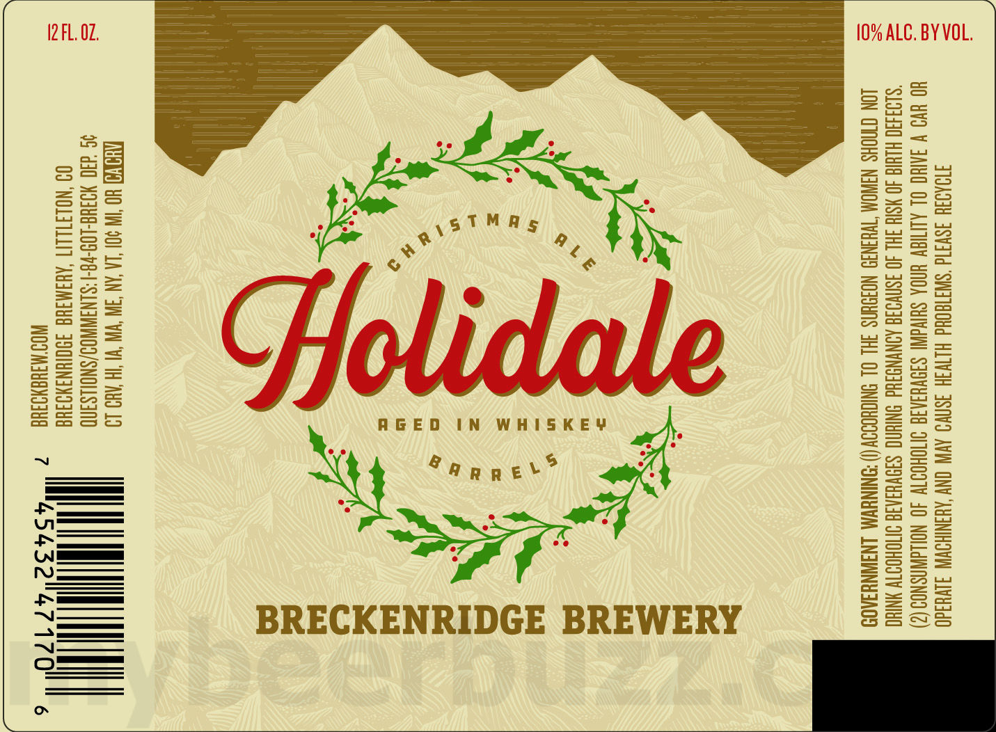 Breckenridge Brewery Holidale 2018, Mountain Series Coffee Stout, Holidale 2024 & Mountain Series Spiced Winter Ale 9 apostMBB 5162