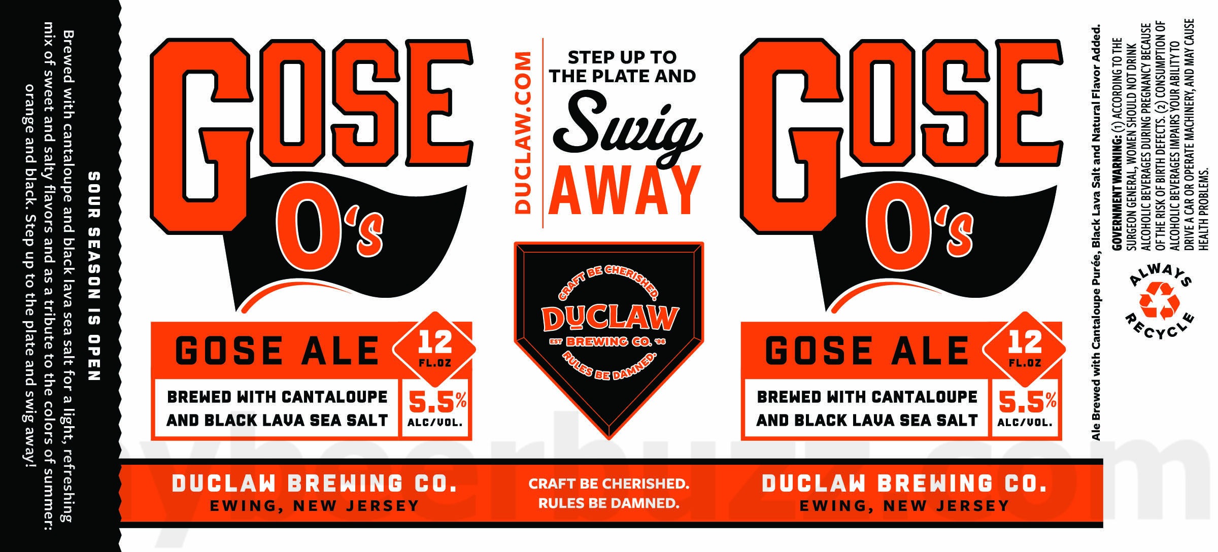 DuClaw Adding Gose O’s Cantaloupe Gose In April 8 apostMBB 5185