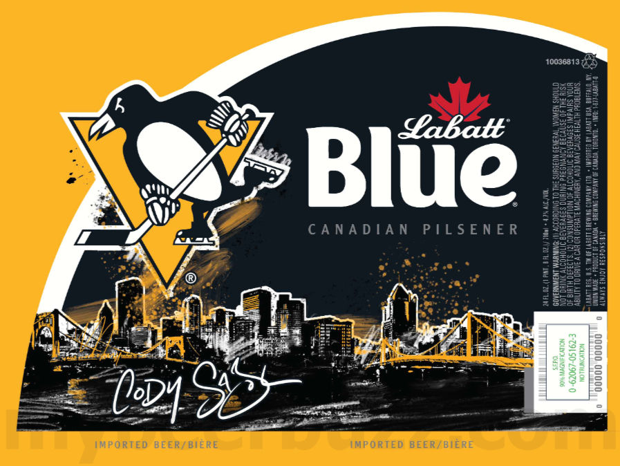 Labatt Blue & Blue Light Pittsburgh Proud , Flyers, Devils, Islanders, Columbus Proud, USA Hockey, Basketball & Hockey Packaging 20 apostMBB 5211