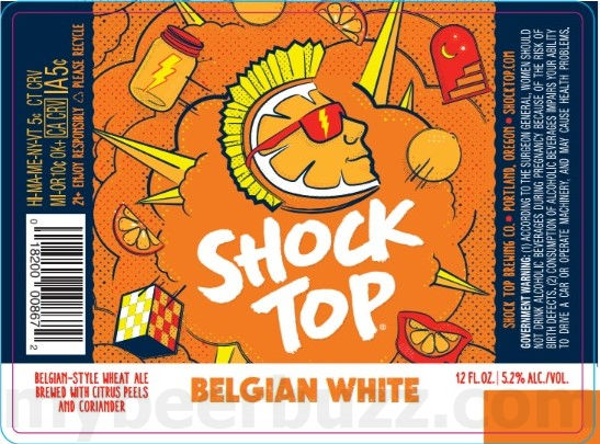 Shock Top Updating Belgian White & Lemon Shandy Packaging 12 apostMBB 5234