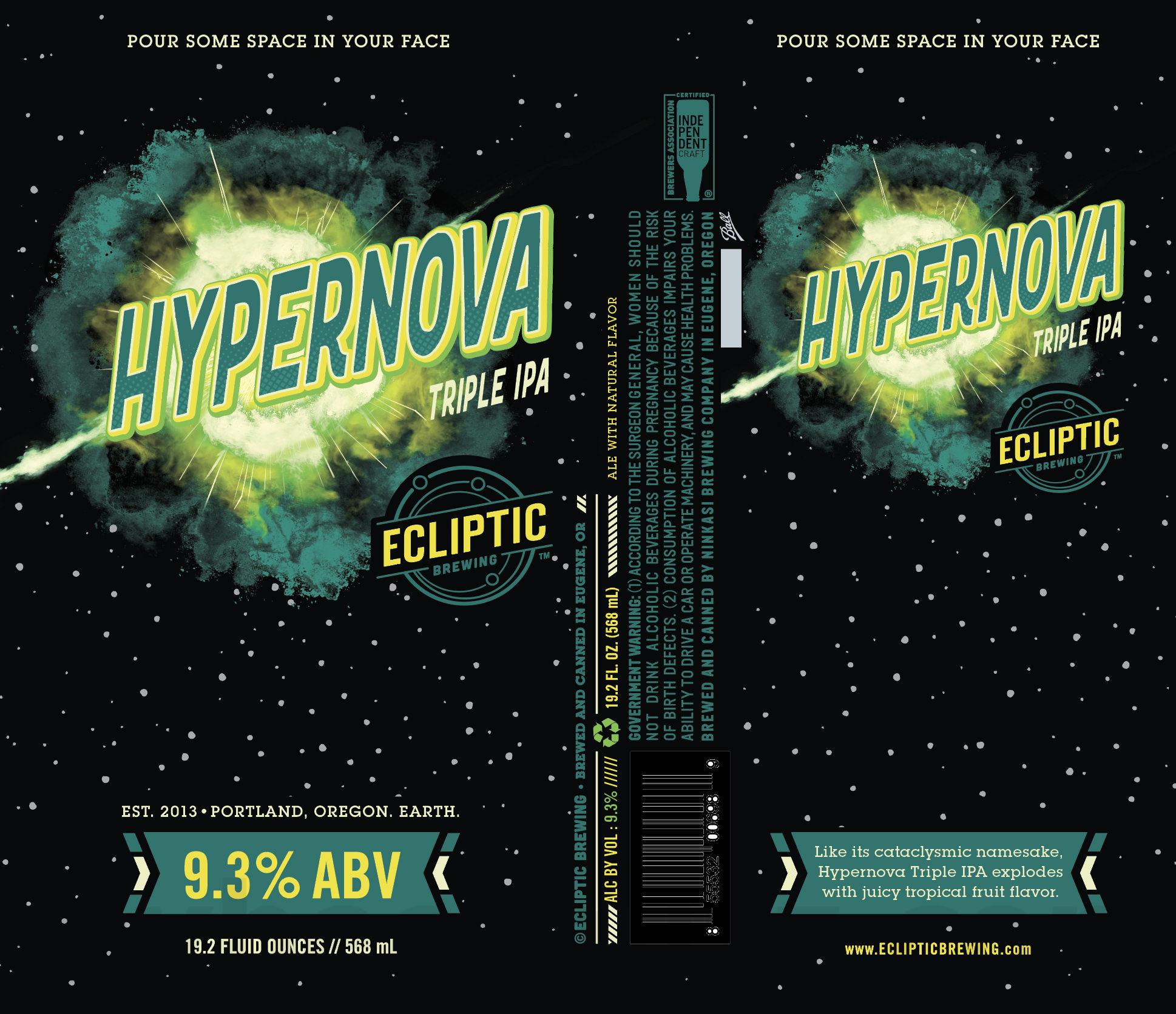 Ecliptic Brewing - Hypernova Triple IPA 2016 Edition 8 apostMBB 5268