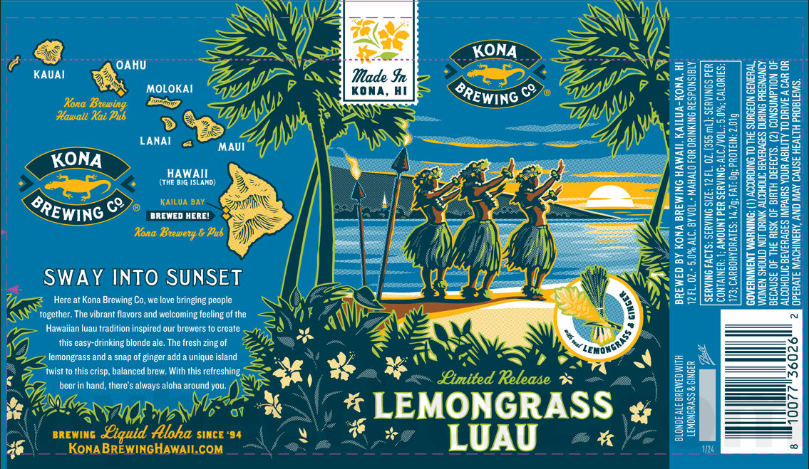 Kona Brewing - Lemongrass Luau 10 apostMBB 5270