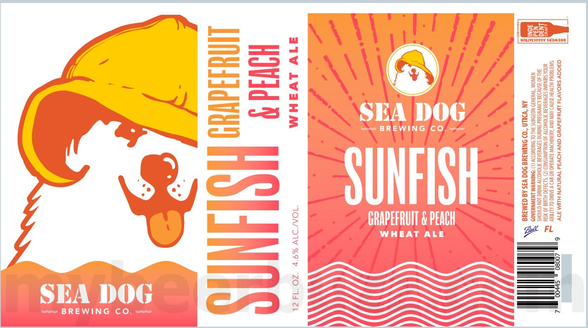 Sea Dog - Sunfish, Blue Paw, 2025 Sunfish Grapefruit & Peach & IPA 10 apostMBB 5280