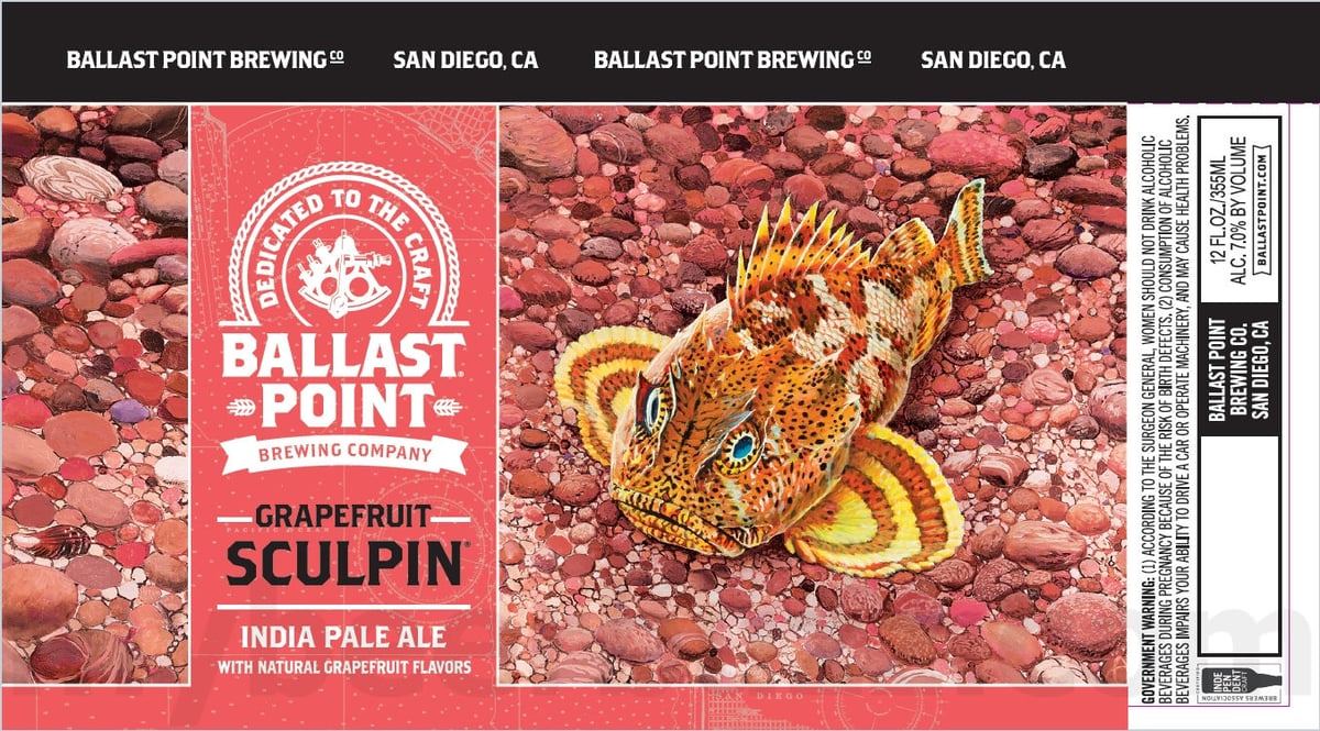 Ballast Point Grapefruit Sculpin Coming To Cans 8 apostMBB 5285