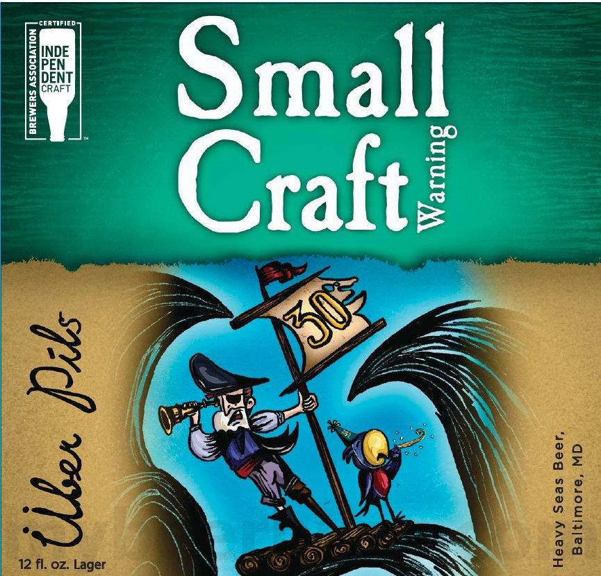 Heavy Seas Updates 12oz Bottle Packaging for Gold, Small Craft Warning, Red Sky At Night, Cutlass, Black Cannon, Powder Monkey, Riptide, Loose Cannon & Winter Storm 9 apostMBB 5294