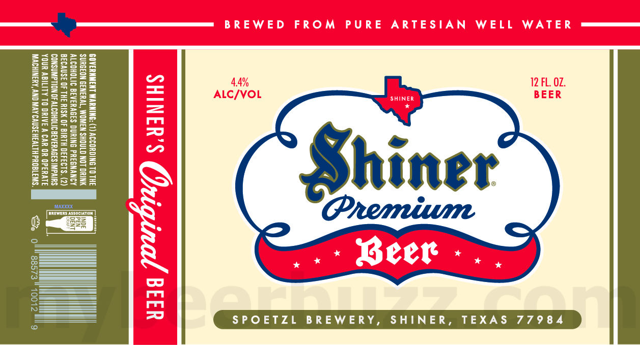Shiner - Premium Beer 12oz Bottles & Cans 9 apostMBB 5307