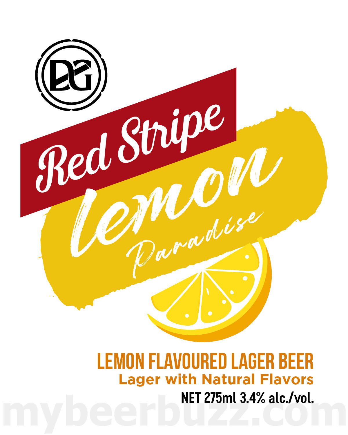 Red Stripe Jamaican Style Lager / 2025 Red Stripe Lemon Paradise / 2025 Red Stripe Sorel 12 apostMBB 5311