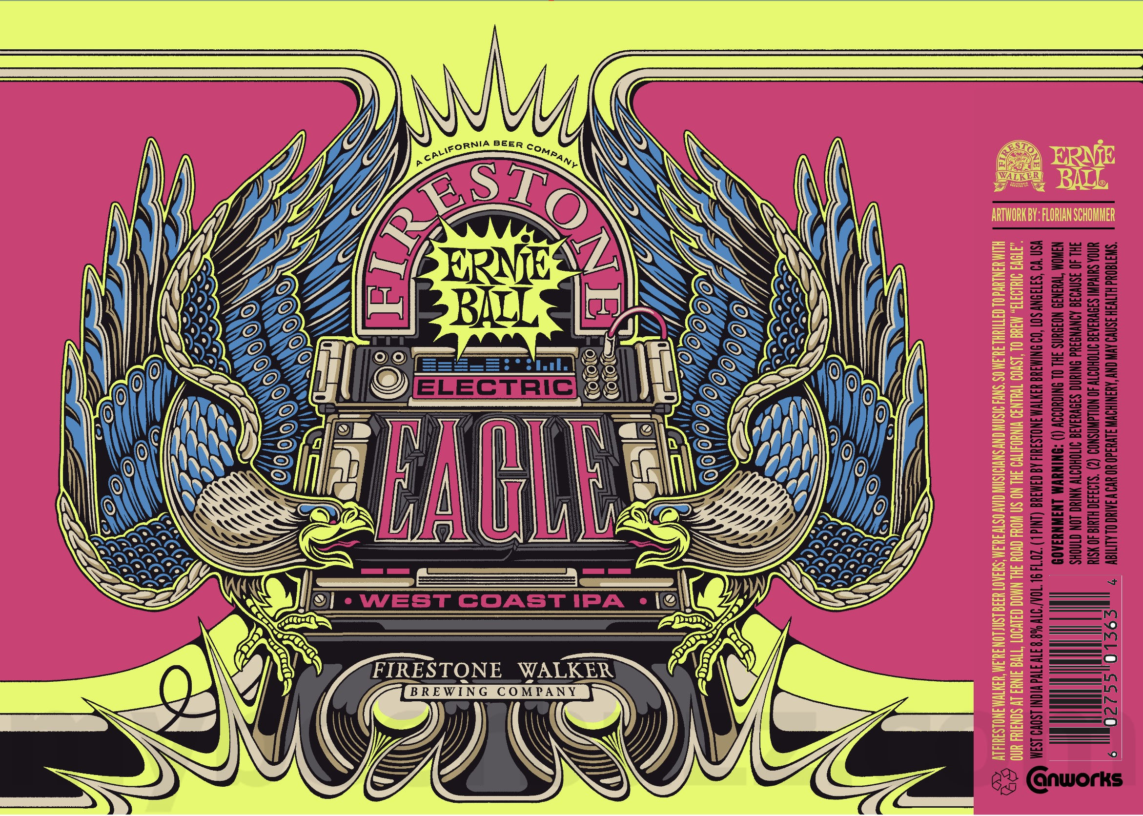 Firestone Walker & Ernie Ball Team Up For Electric Eagle / Saucerful Of Secrets Firestone Walker & Ernie Ball Team Up For Electric Eagle / Saucerful Of Secrets