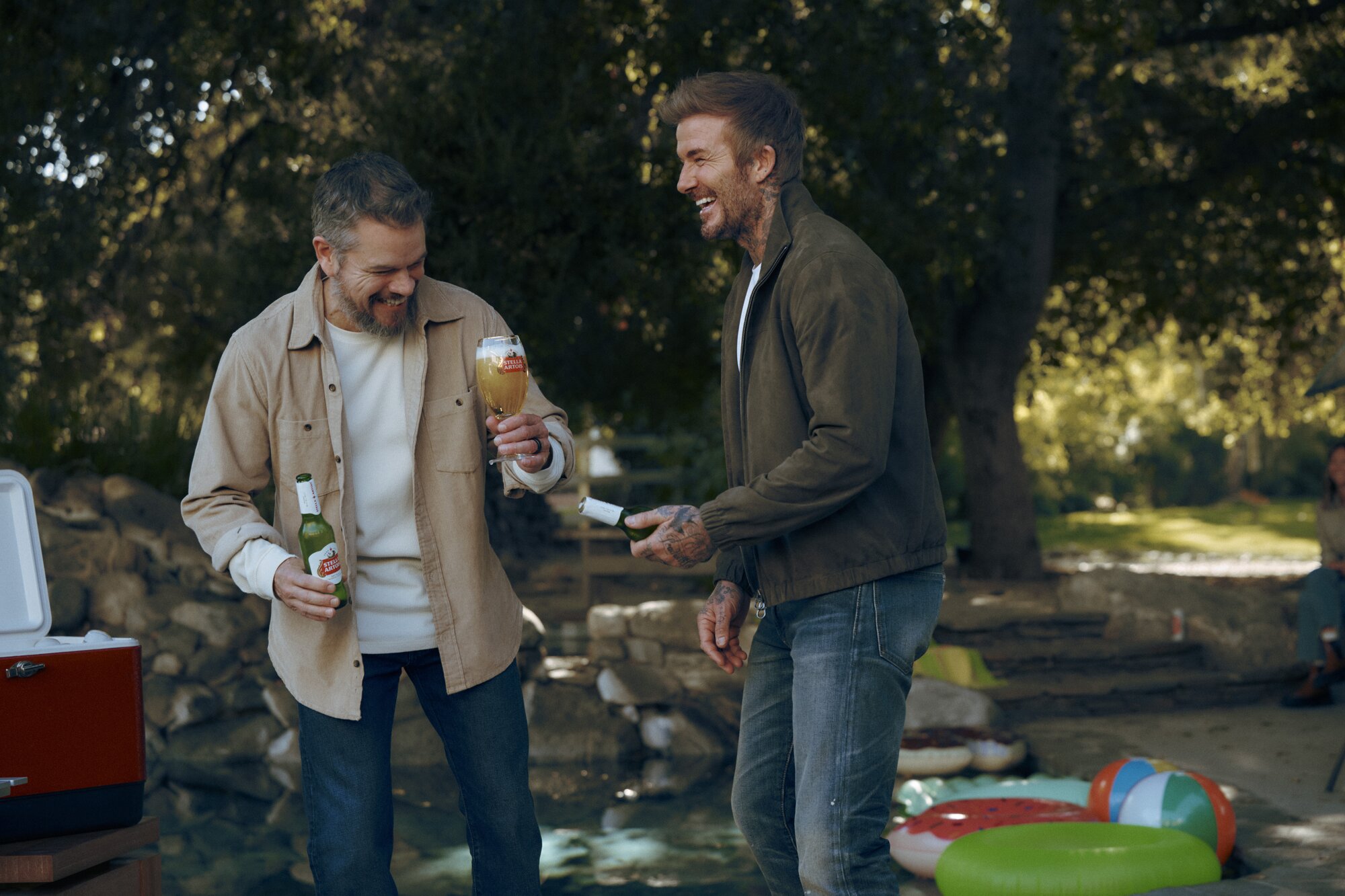 Stella Artois Taps David Beckham and Matt Damon To Bring People Together "For Moments Worth More" at Super Bowl LIX Stella Artois Taps David Beckham and Matt Damon To Bring People Together "For Moments Worth More" at Super Bowl LIX