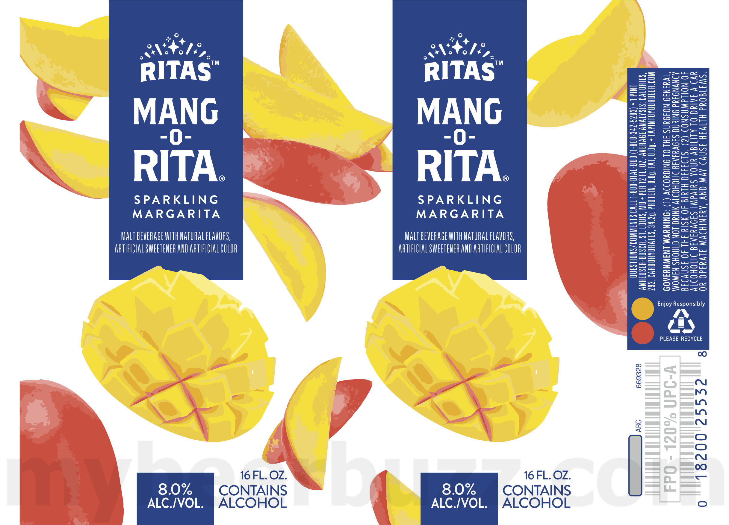Anheuser-Busch Adding Lemon-Ade-Rita Sparkling Margarita, Straw-Ber-Rita Sparkling Margarita, Lime-A-Rita Sparkling Margarita, Water-Melon-Rita, Raz-Ber-Rita & Mang-O-Rita Sparkling Margarita 13 apostMBB BilSurfacePro9 63