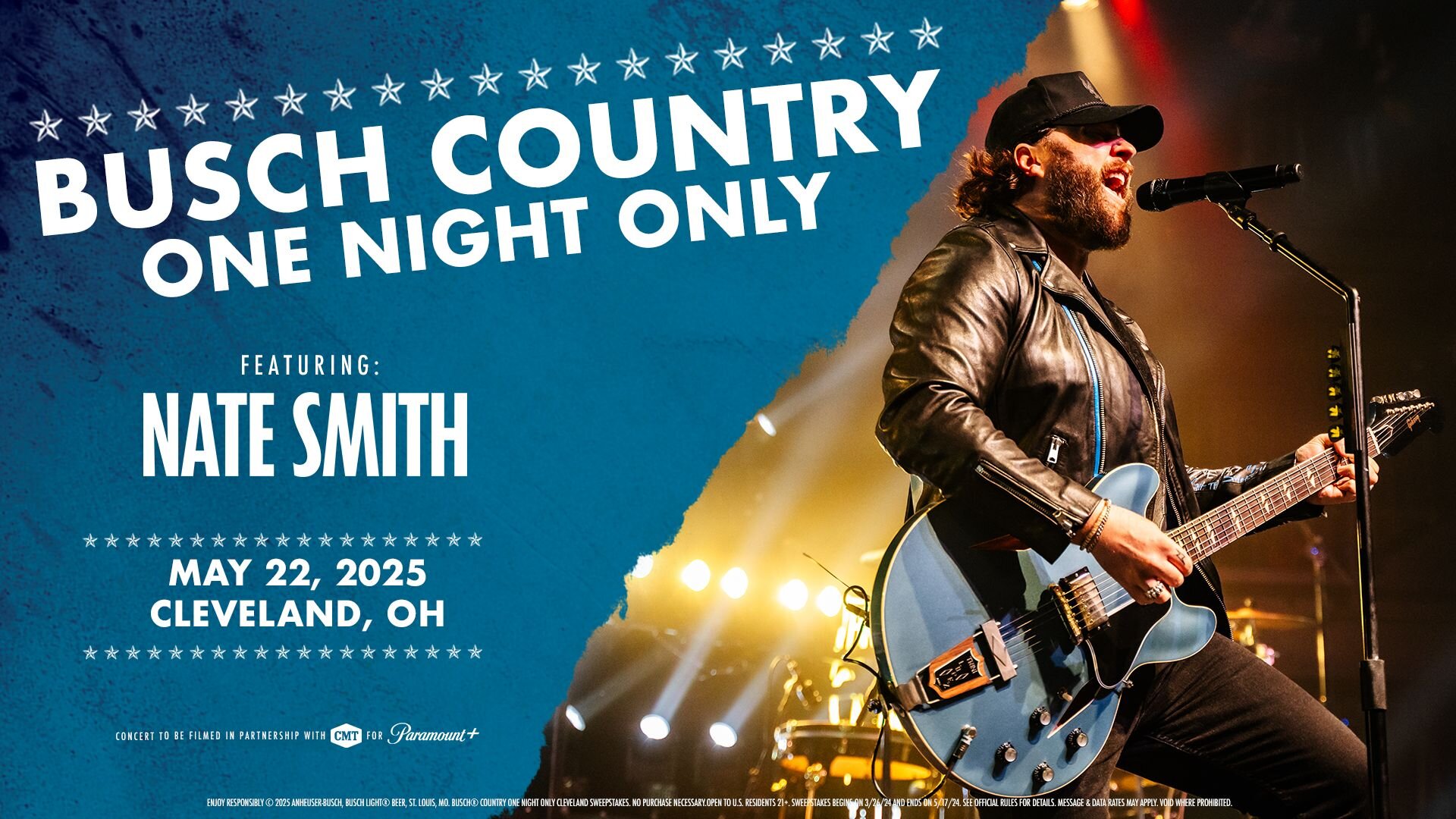 Busch Light and Award-Winning Country Artist Nate Smith Team Up for Busch Country: One Night Only Concert Series Busch Light and Award-Winning Country Artist Nate Smith Team Up for Busch Country: One Night Only Concert Series