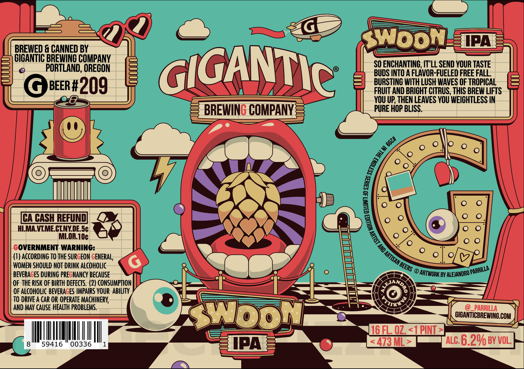 Gigantic Adding Dots & Loops IPA, Fever Dream, Royal Rosarian Lager Maibock, Swoon & Wonder Crusher Gigantic Adding Dots & Loops IPA, Fever Dream, Royal Rosarian Lager Maibock, Swoon & Wonder Crusher