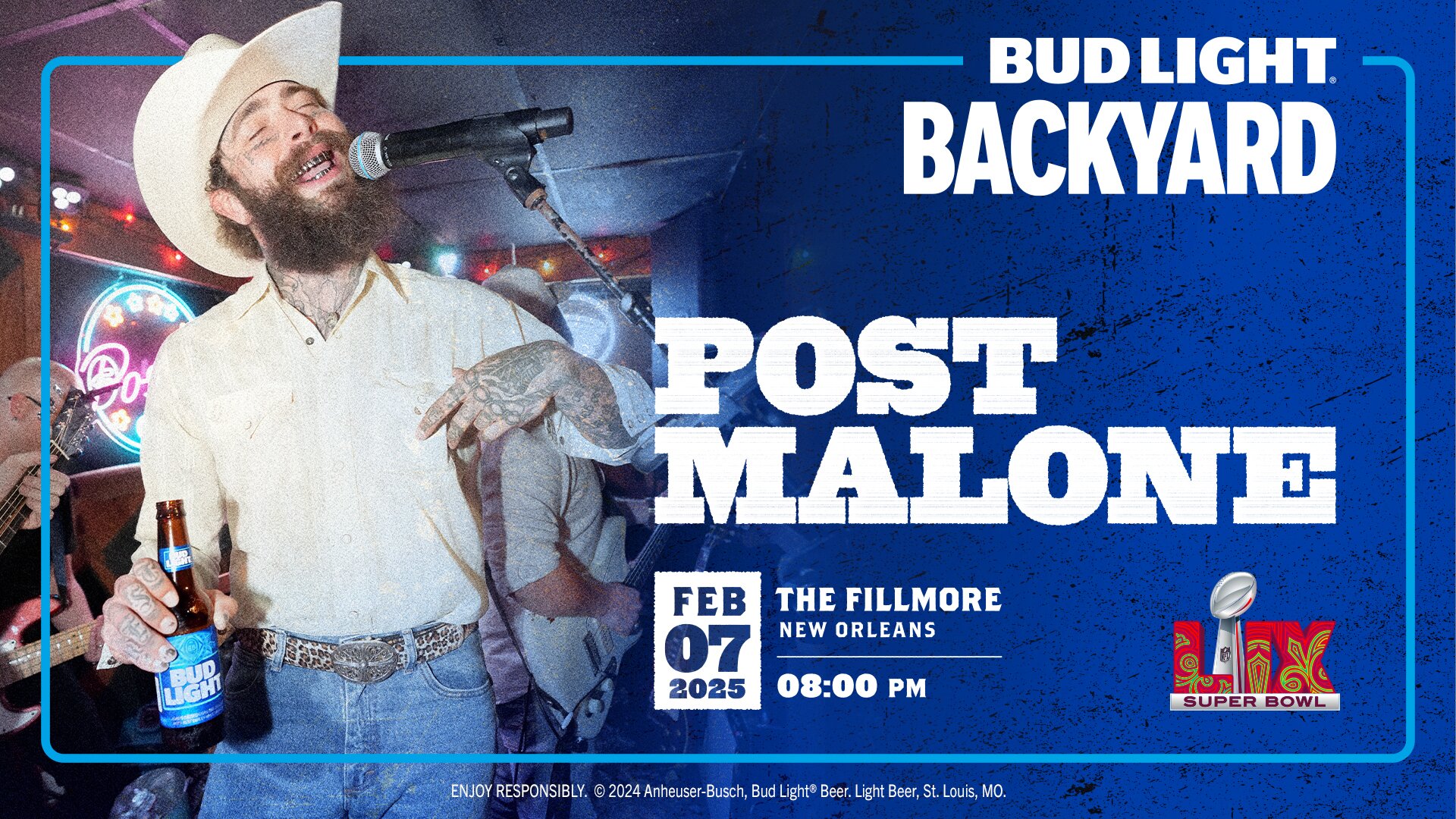 Bud Light and Post Malone Take On New Orleans with Super Bowl LIX Concert 8 apostMBB3 64