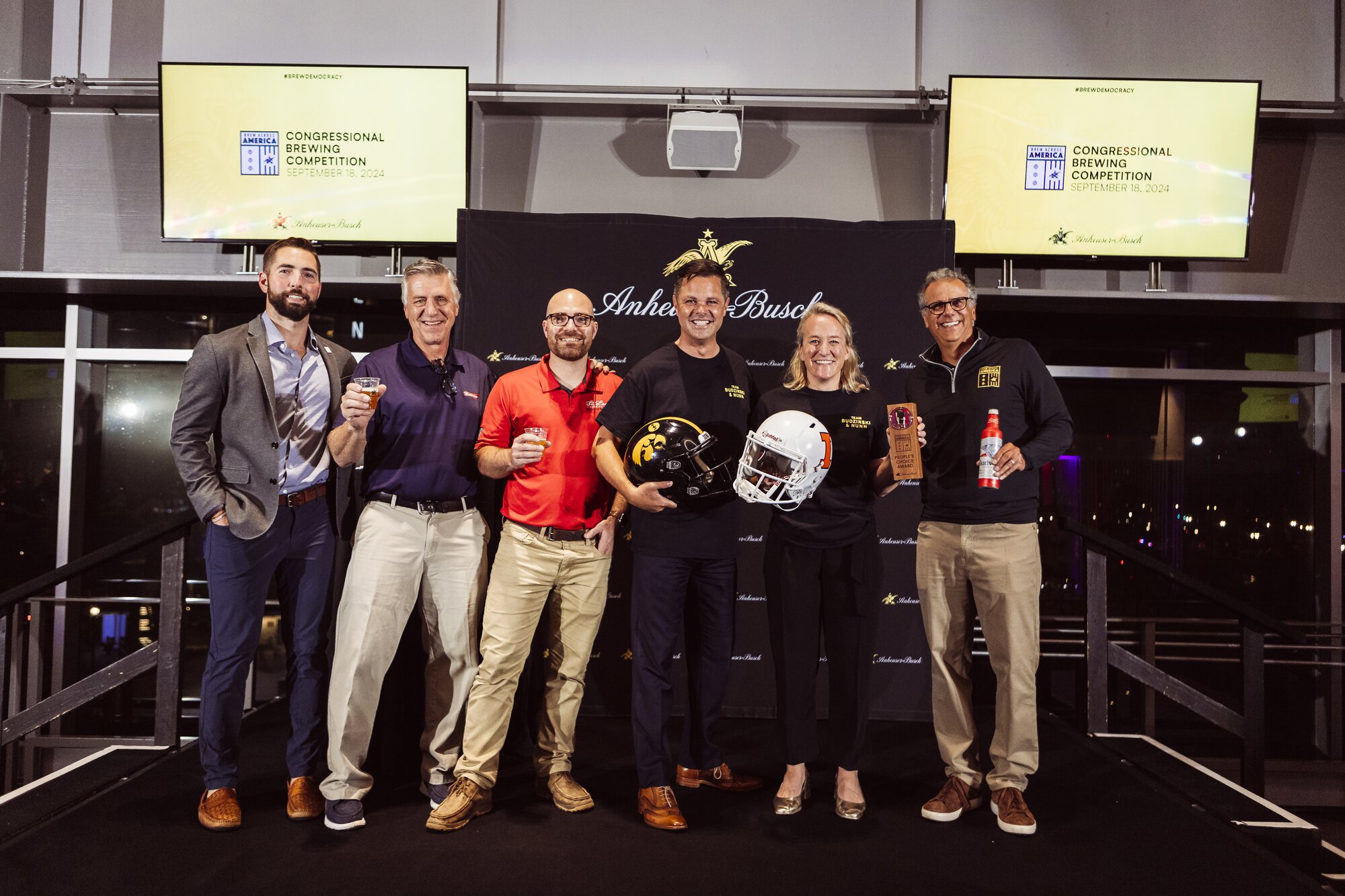 Representatives Nikki Budzinski and Zach Nunn Win Anheuser-Busch’s 2024 Brew Across America Congressional Brewing Competition 8 Representatives Nikki Budzinski and Zach Nunn Win Anheuser-Busch’s 2024 Brew Across America Congressional Brewing Competition