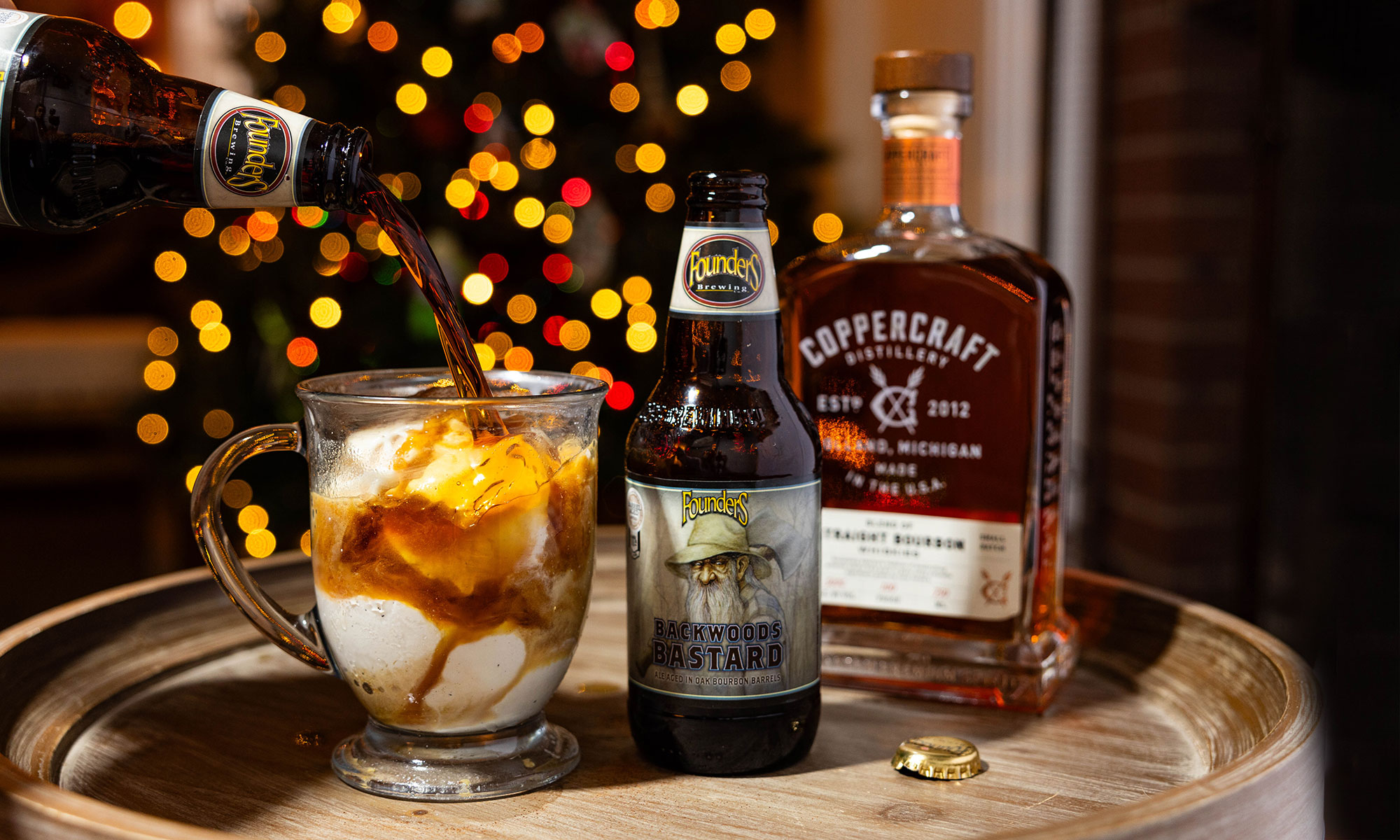Founders Backwoods bastard Beer Float & Christmas Moscow Mule Recipes 9 Backwoods Bastard Beer Float