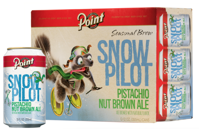 Stevents Point - Snow Pilot Pistachio Nut Brown Ale / Point Light 22 c2e57429 857e 4184 bfdd 2449de342589