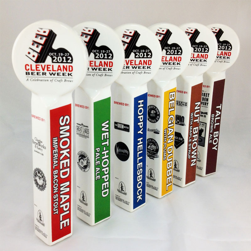 Cleveland Beer Week 2012 (ceramic tap handles) Cleveland Beer Week 2012 (ceramic tap handles)