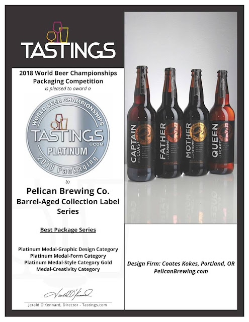 Pelican Brewing Scores Eight Medals for Packaging and Label Design Pelican Brewing Scores Eight Medals for Packaging and Label Design