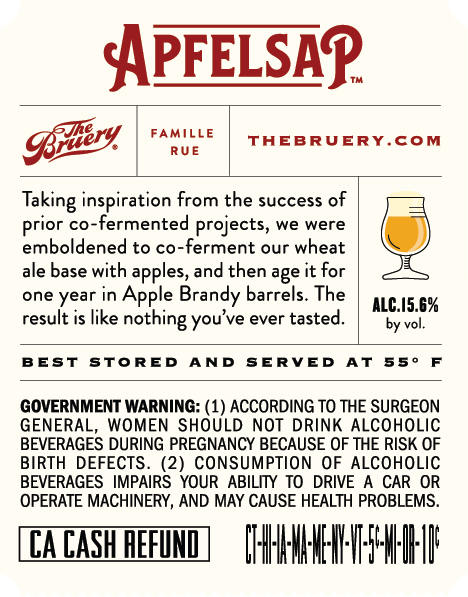 The Bruery Adding Apfelsap & White Mocha Returns For 2019 The Bruery Adding Apfelsap & White Mocha Returns For 2019