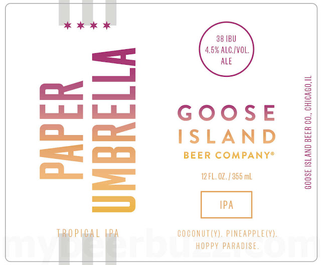 Goose Island Adding Paper Umbrella Tropical IPA Goose Island Adding Paper Umbrella Tropical IPA