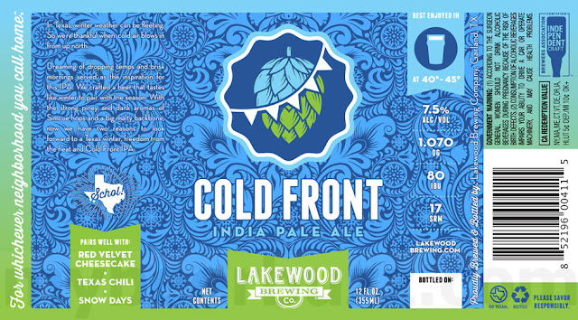 Lakewood Brewing - Muy Importante, Wild Manimal, Passion Pony, Cold Front, Holiday Bonus, Coconut Temptress, Mole Temptress, Peanut Butter Temptress & Raspberry Temptress Lakewood Brewing - Muy Importante, Wild Manimal, Passion Pony, Cold Front, Holiday Bonus, Coconut Temptress, Mole Temptress, Peanut Butter Temptress & Raspberry Temptress