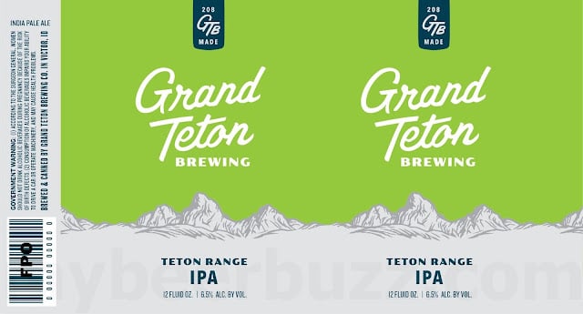 Grand Teton Hoplexity IPA, Teton Range IPA, Teton Ale & 208 Coming To Cans Grand Teton Hoplexity IPA, Teton Range IPA, Teton Ale & 208 Coming To Cans